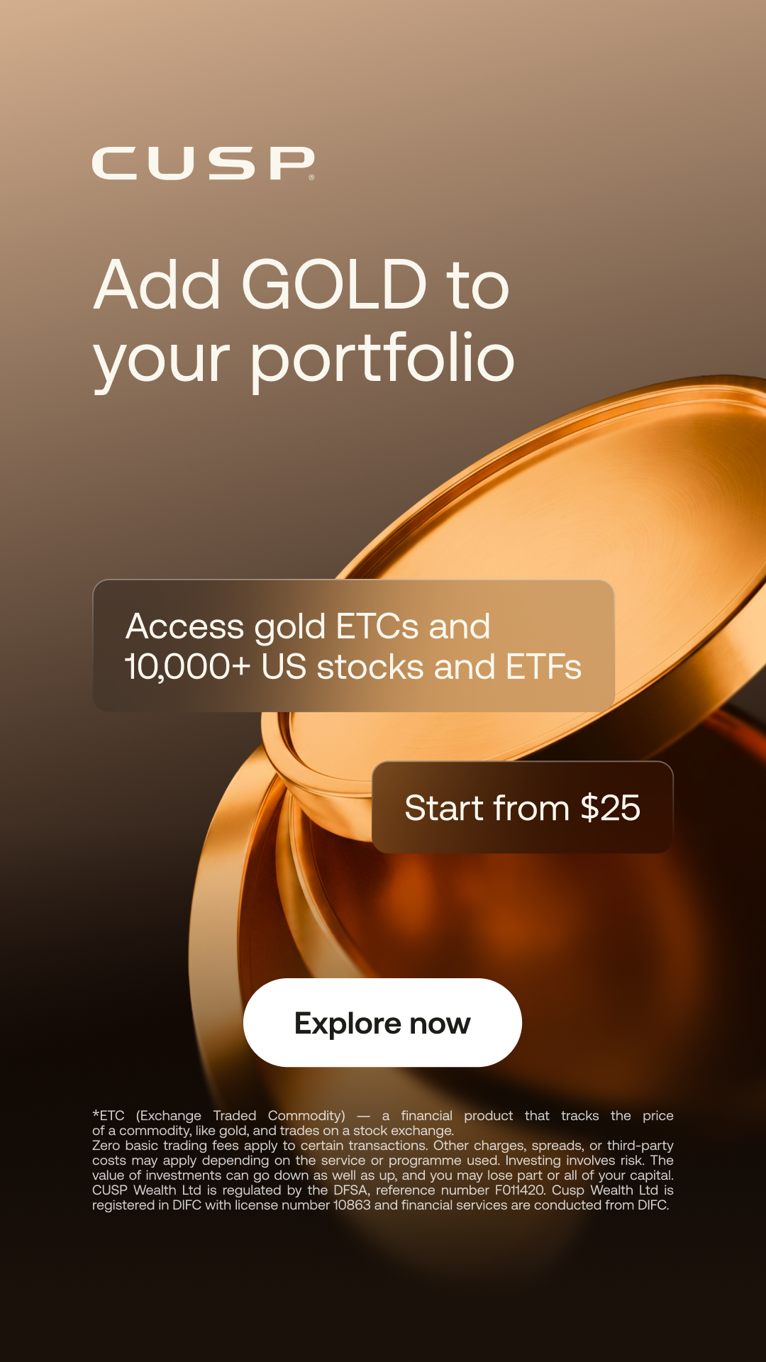 CUSP Wealth Facebook ad