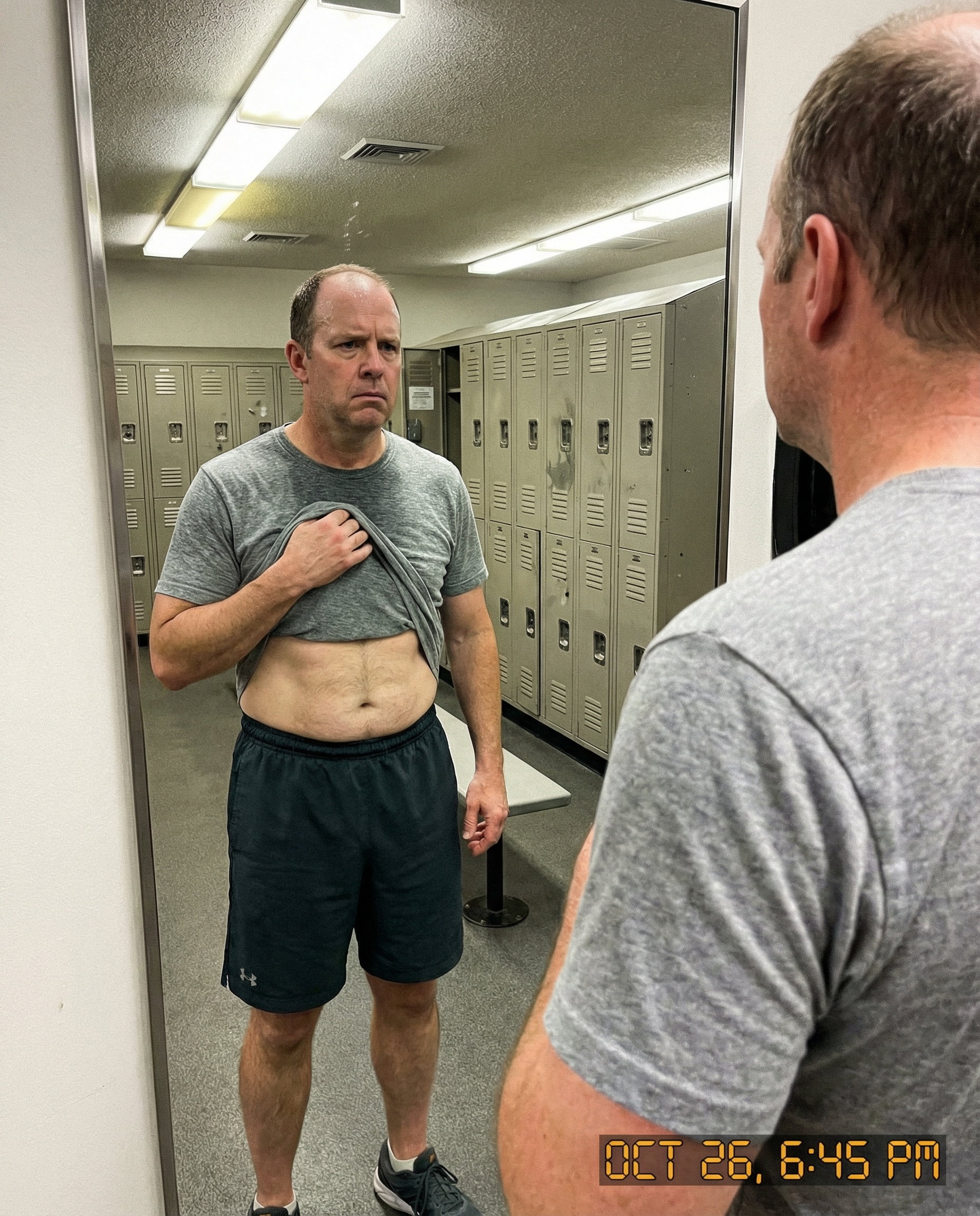 Men's Health Review Facebook ad: Your Belly Fat Is Converting Your Testosterone Into…