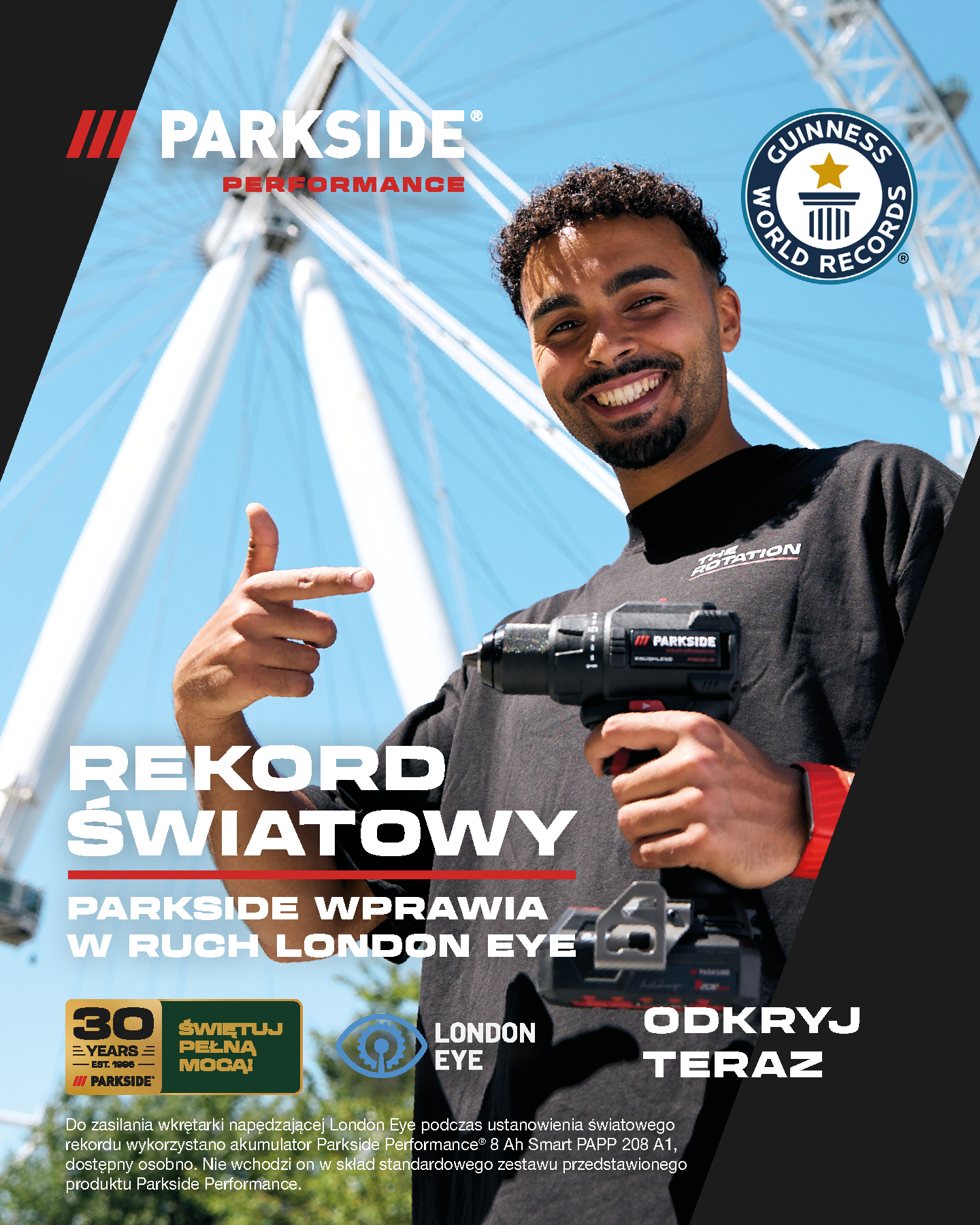 Parkside DIY Polska Facebook ad: PARKSIDE x London Eye x Guinness World Records - Rekord…