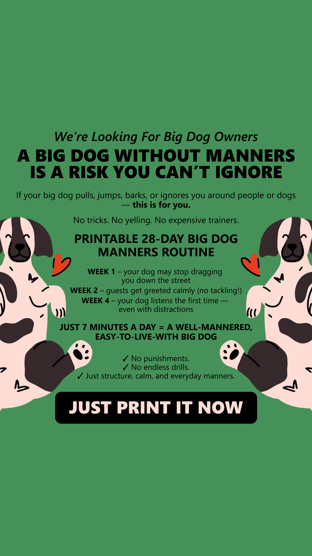 Cooper Vance Facebook ad: Start Dog Obedience Challenge