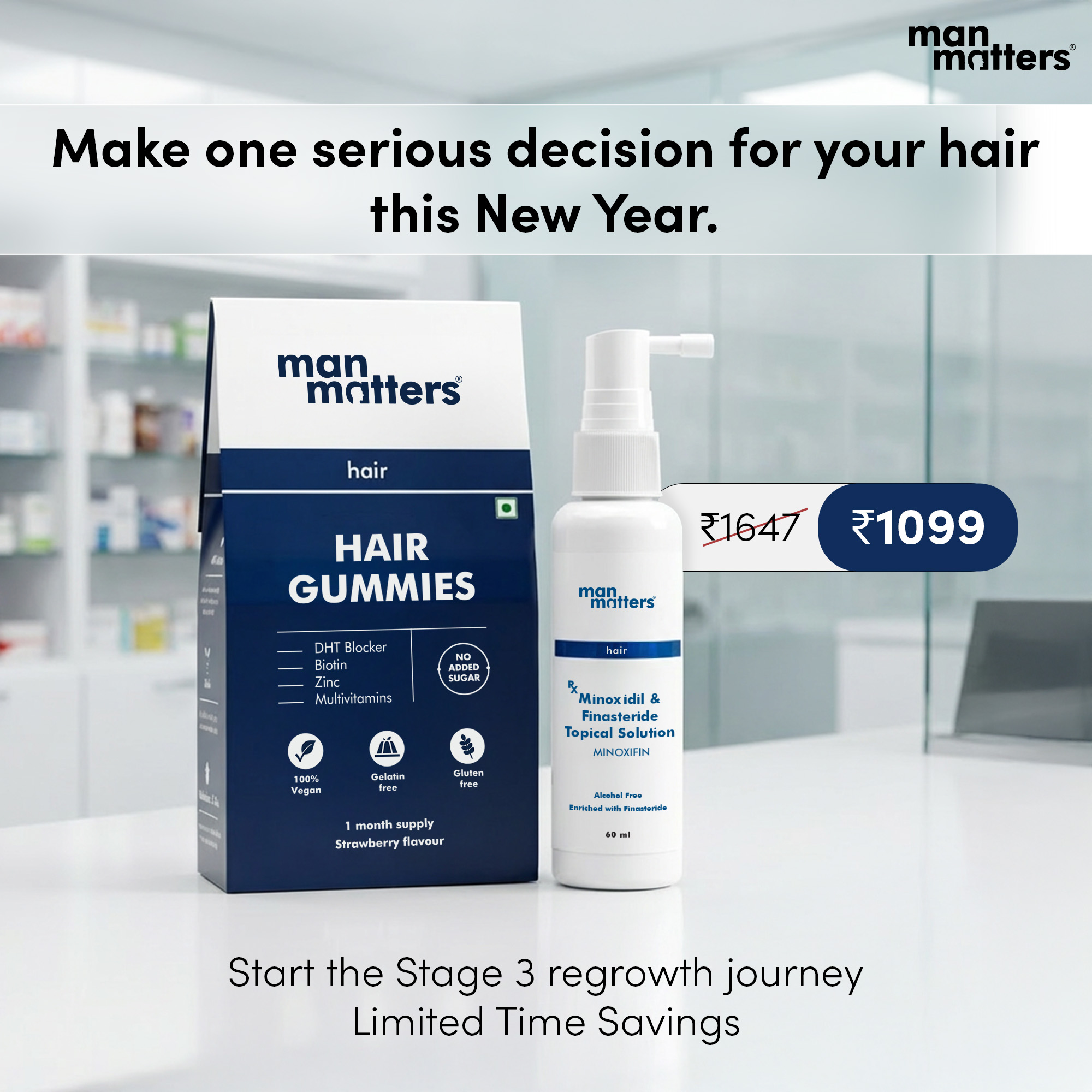 Hair Matters by Man Matters Facebook ad