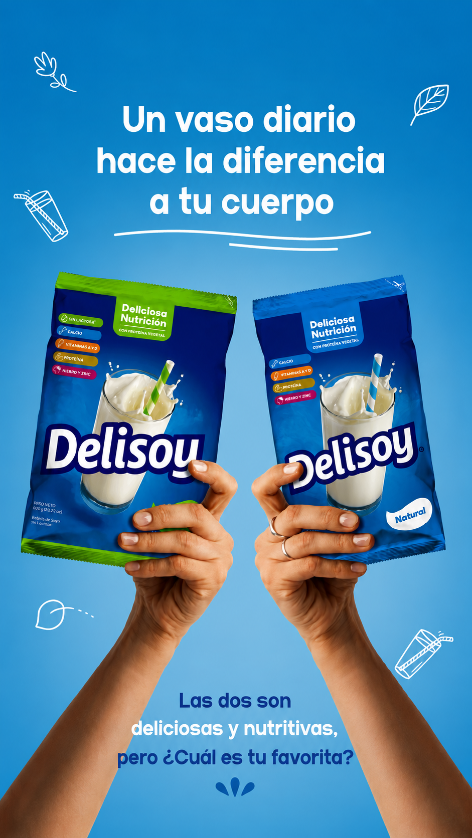 Delisoy Centroamérica Facebook ad: Dos opciones, un mismo propósito: ¡Darte la mejor…