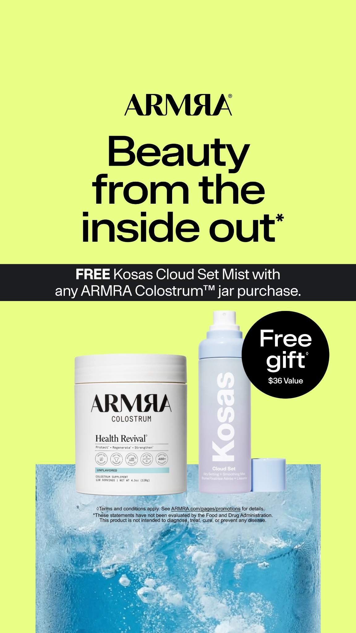 ARMRA Facebook ad