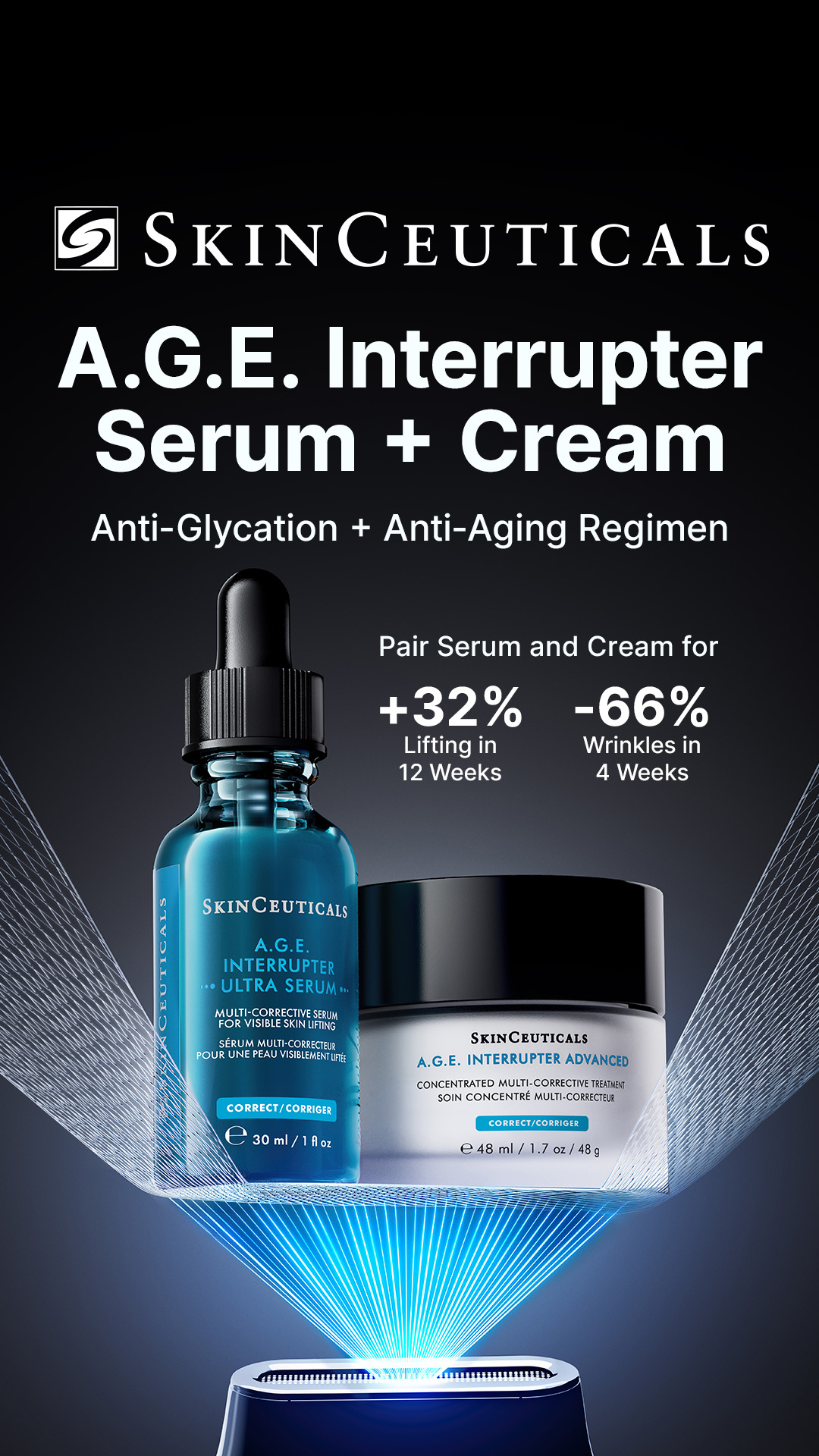 SkinCeuticals Facebook ad from Jan 11, 2026