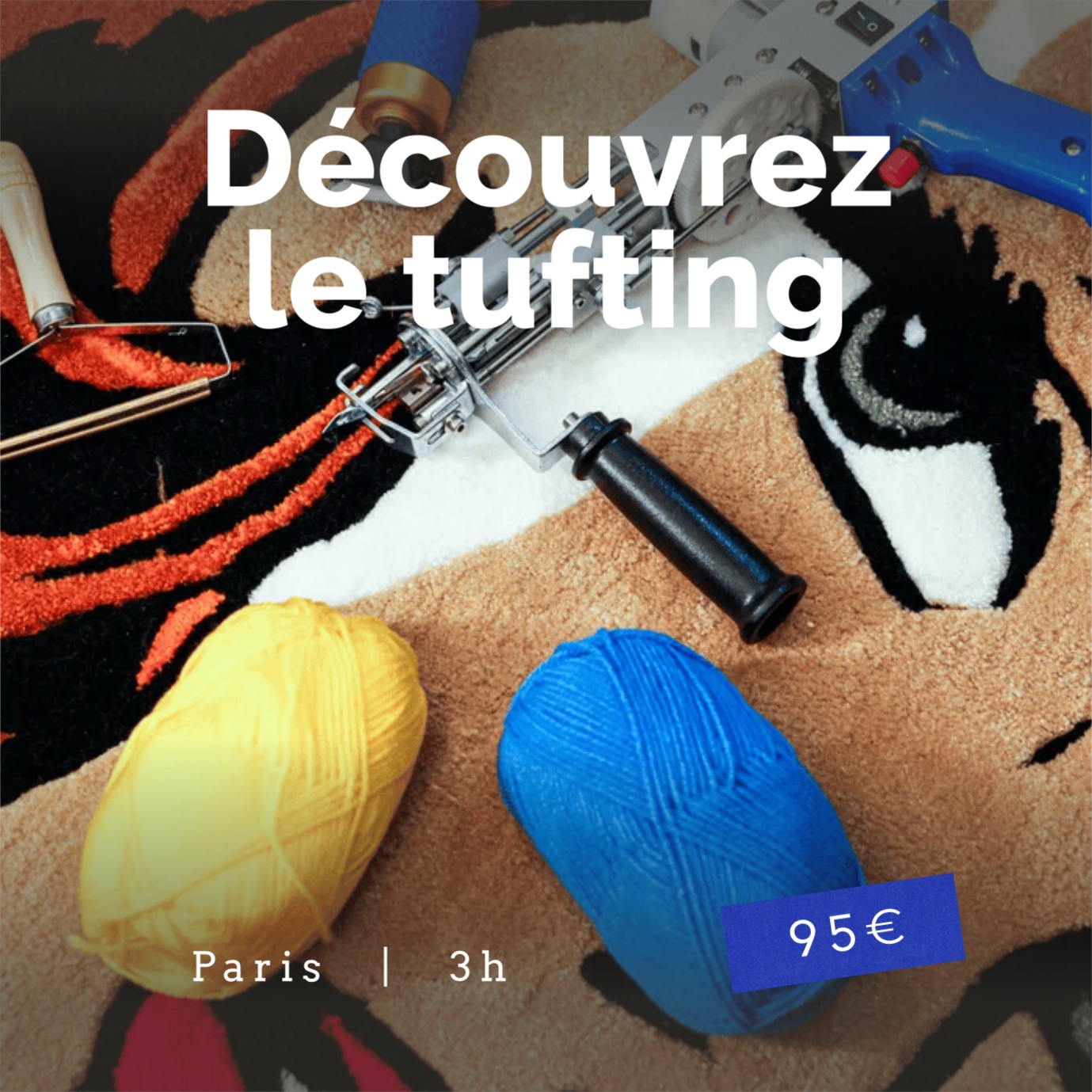 wecandoo Facebook ad: Poterie, menuiserie, couture, cuisine… Offrez un moment…