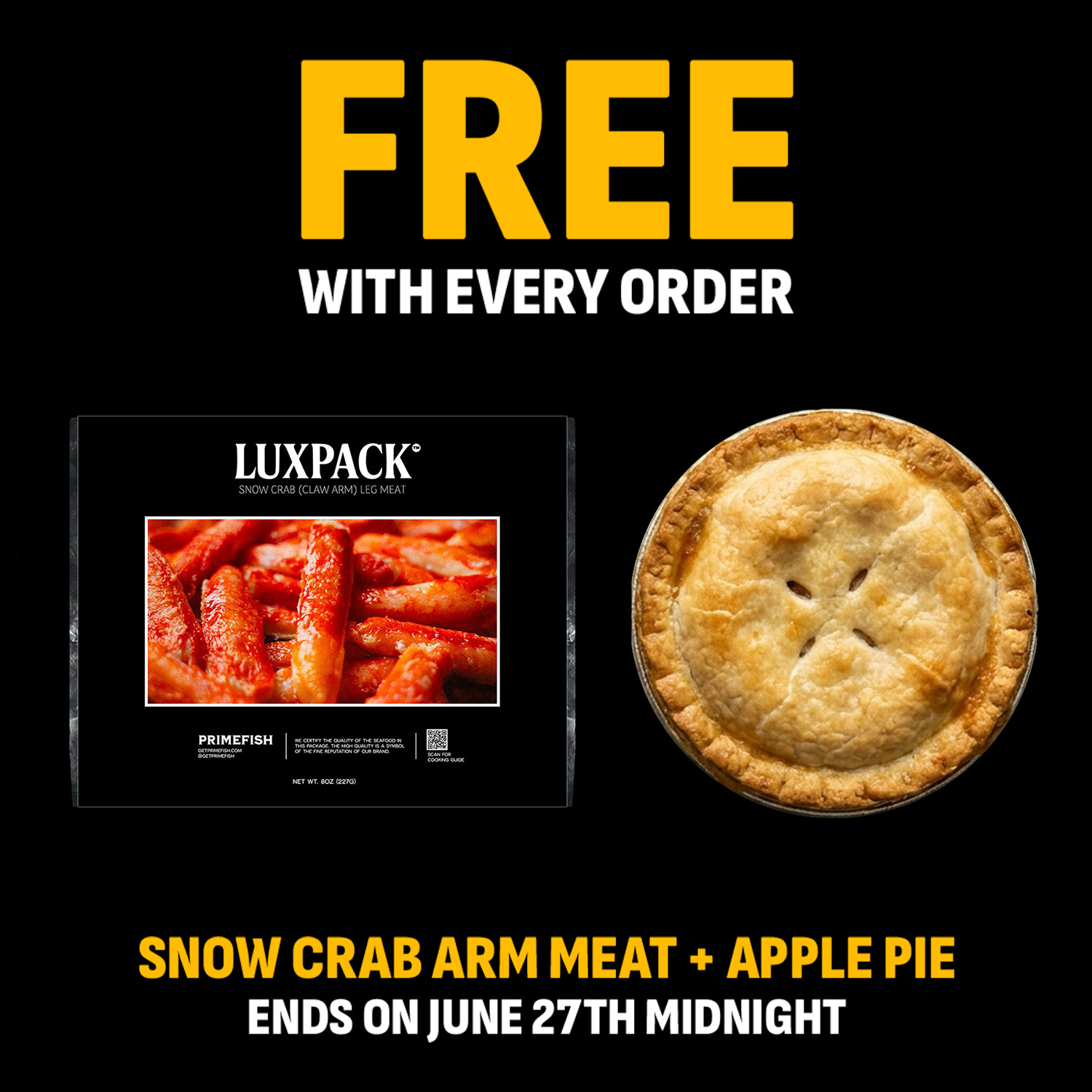 PrimeFish Seafood Co. Facebook ad