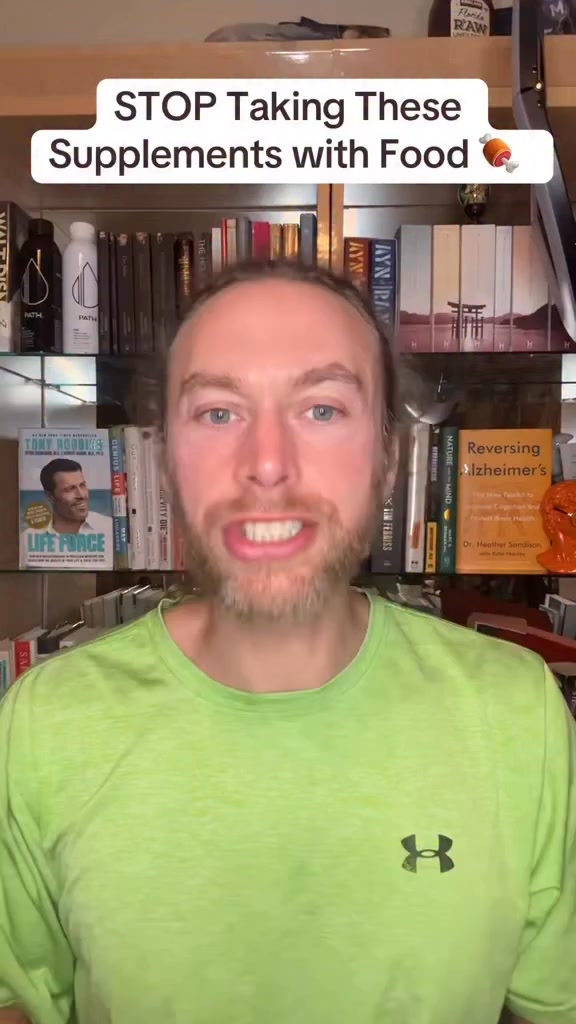 Robert Love, Brain Health Expert Facebook ad: Stop taking these supplements with food.