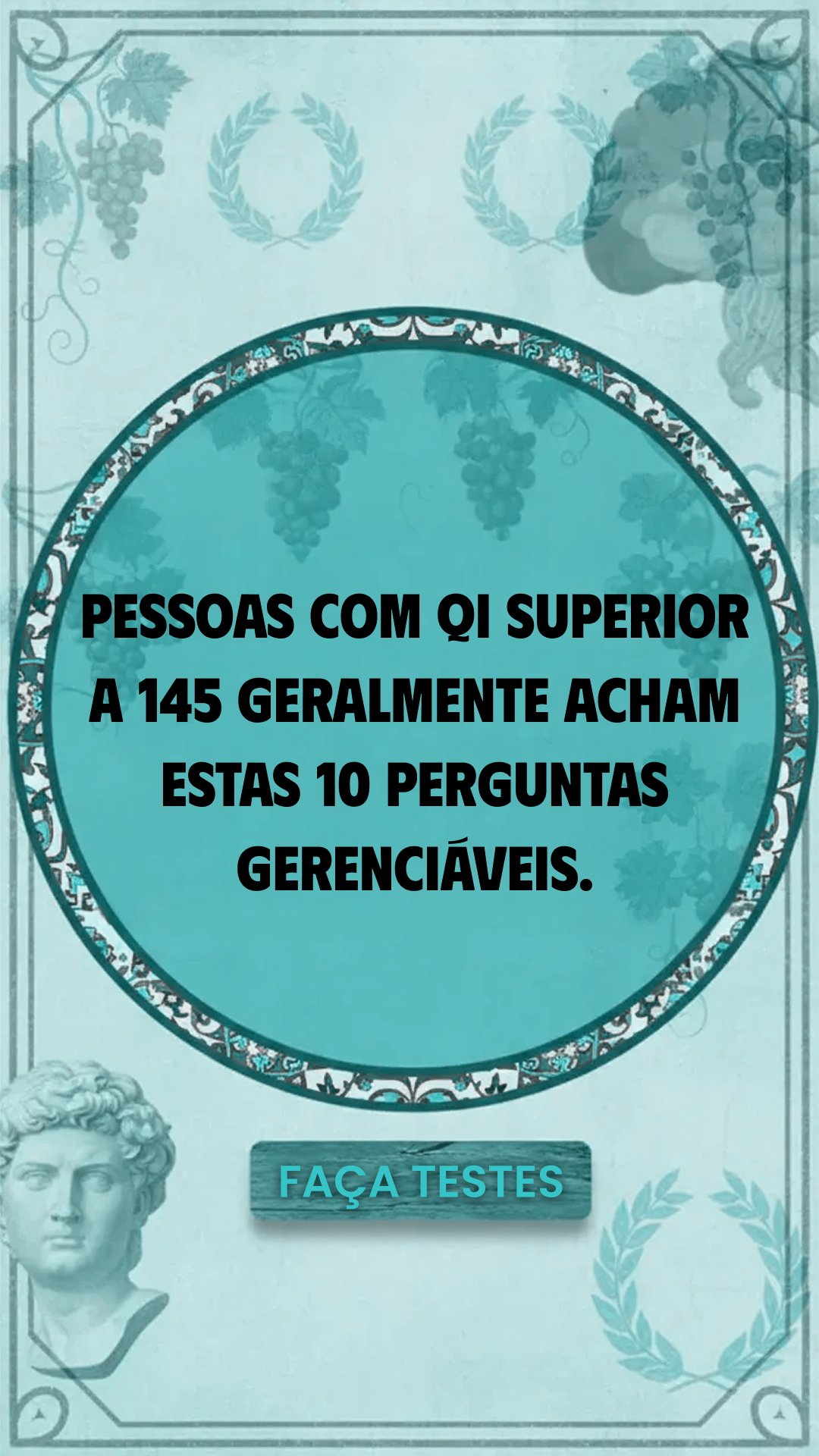 Teste internacional de QI Facebook ad: Faça o teste e verifique seu QI