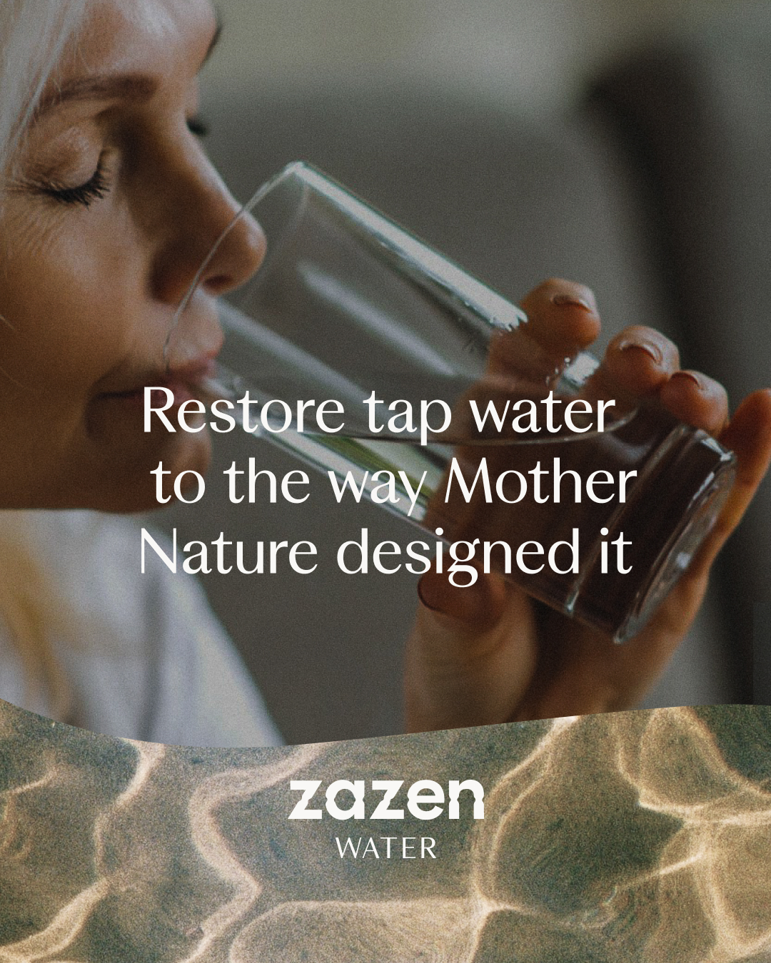 zazen Alkaline Water Facebook ad
