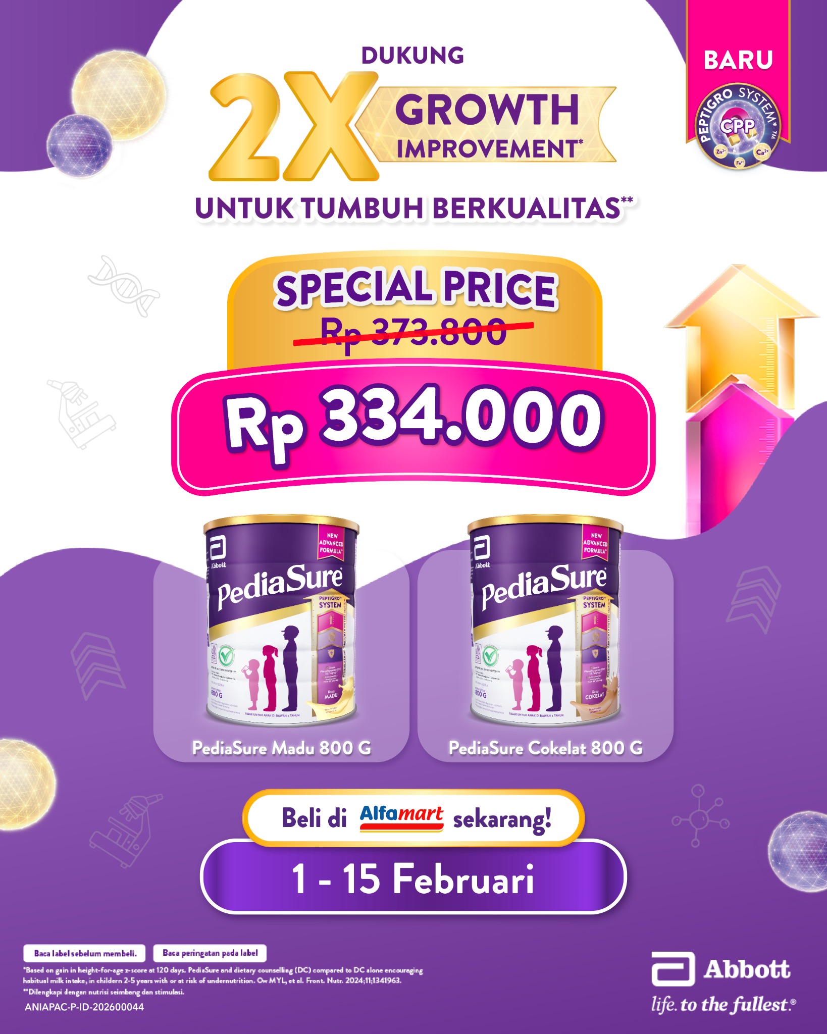 PediaSure Indonesia Facebook ad from Feb 4, 2026