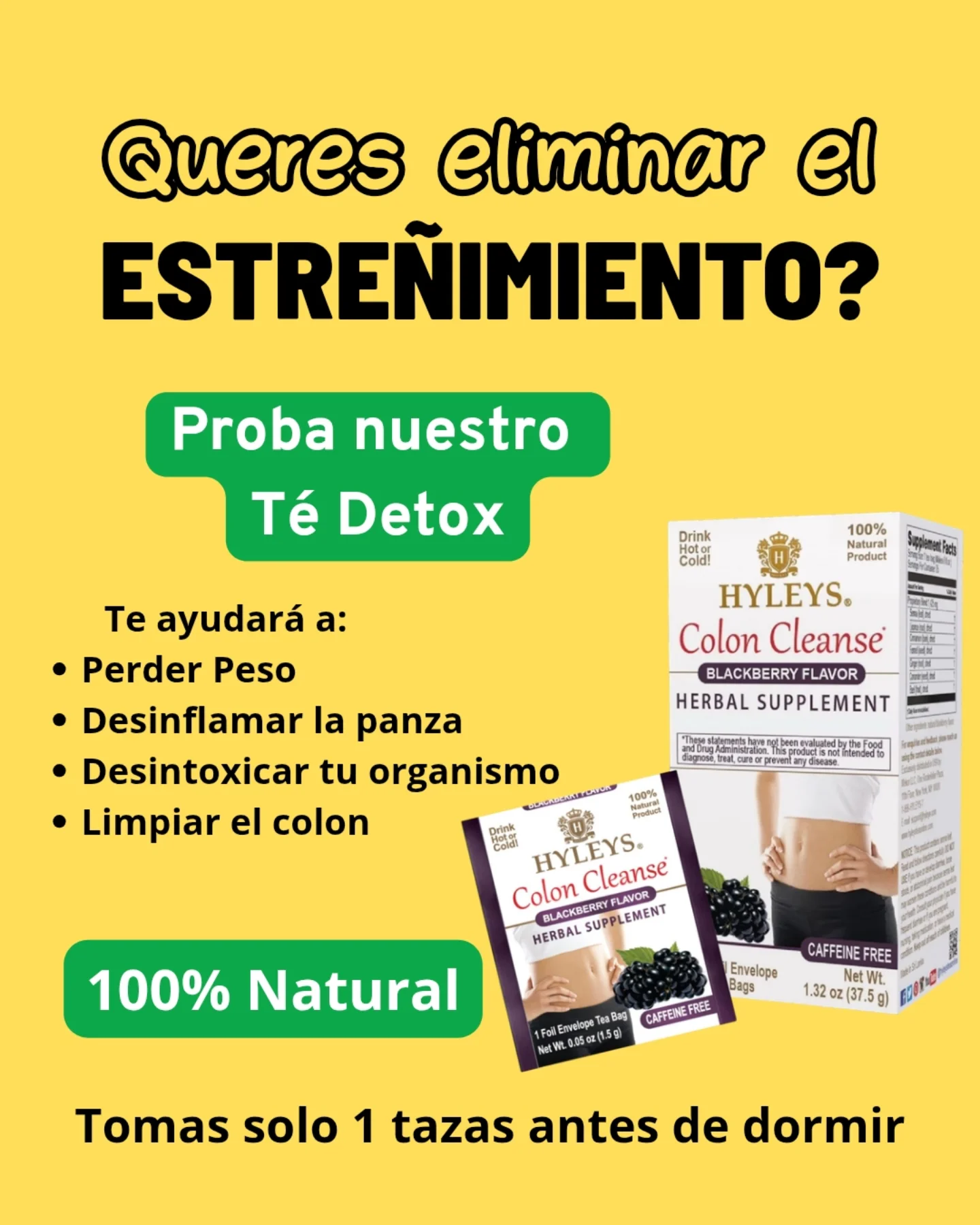 Detox Tea Facebook ad
