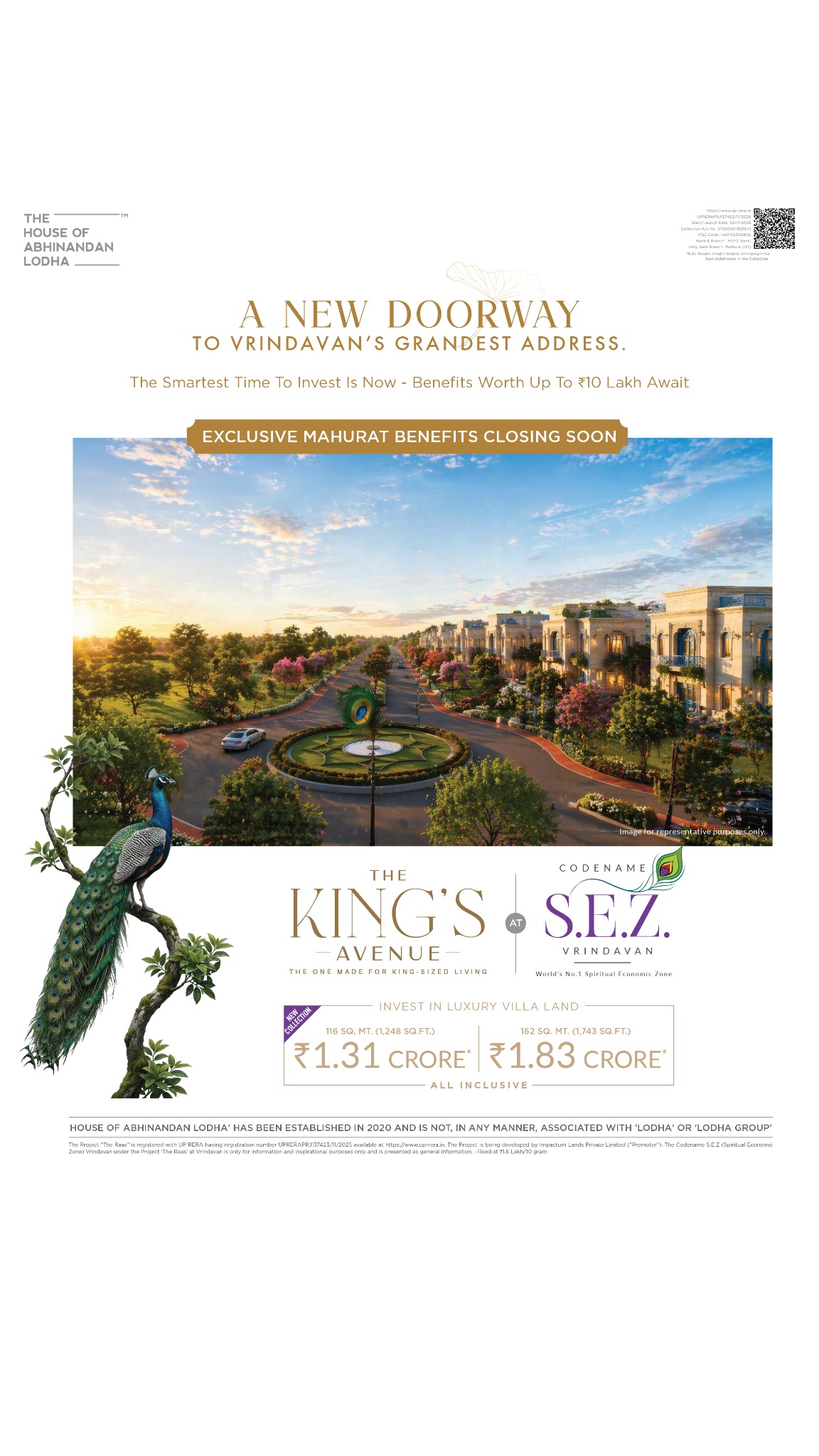 The House of Abhinandan Lodha Facebook ad