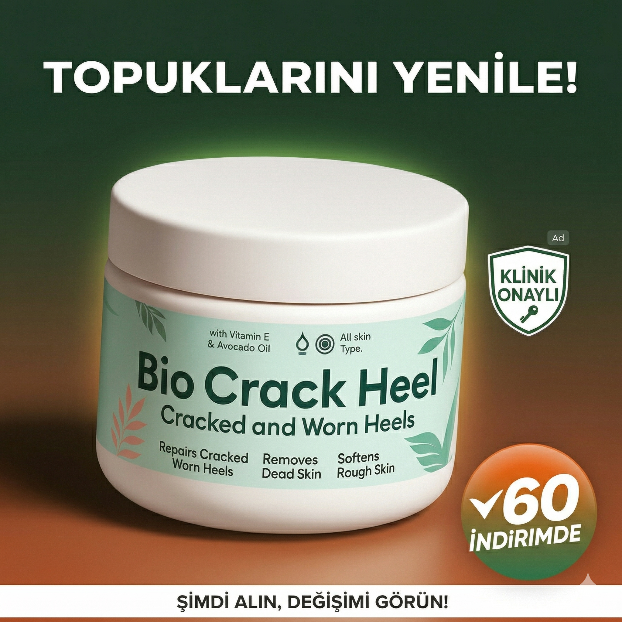 Biocrackheel Facebook ad