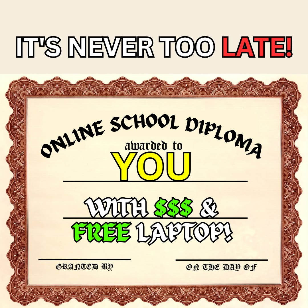 Everyday Solutions II Facebook ad: How to Get a High School Diploma Online
