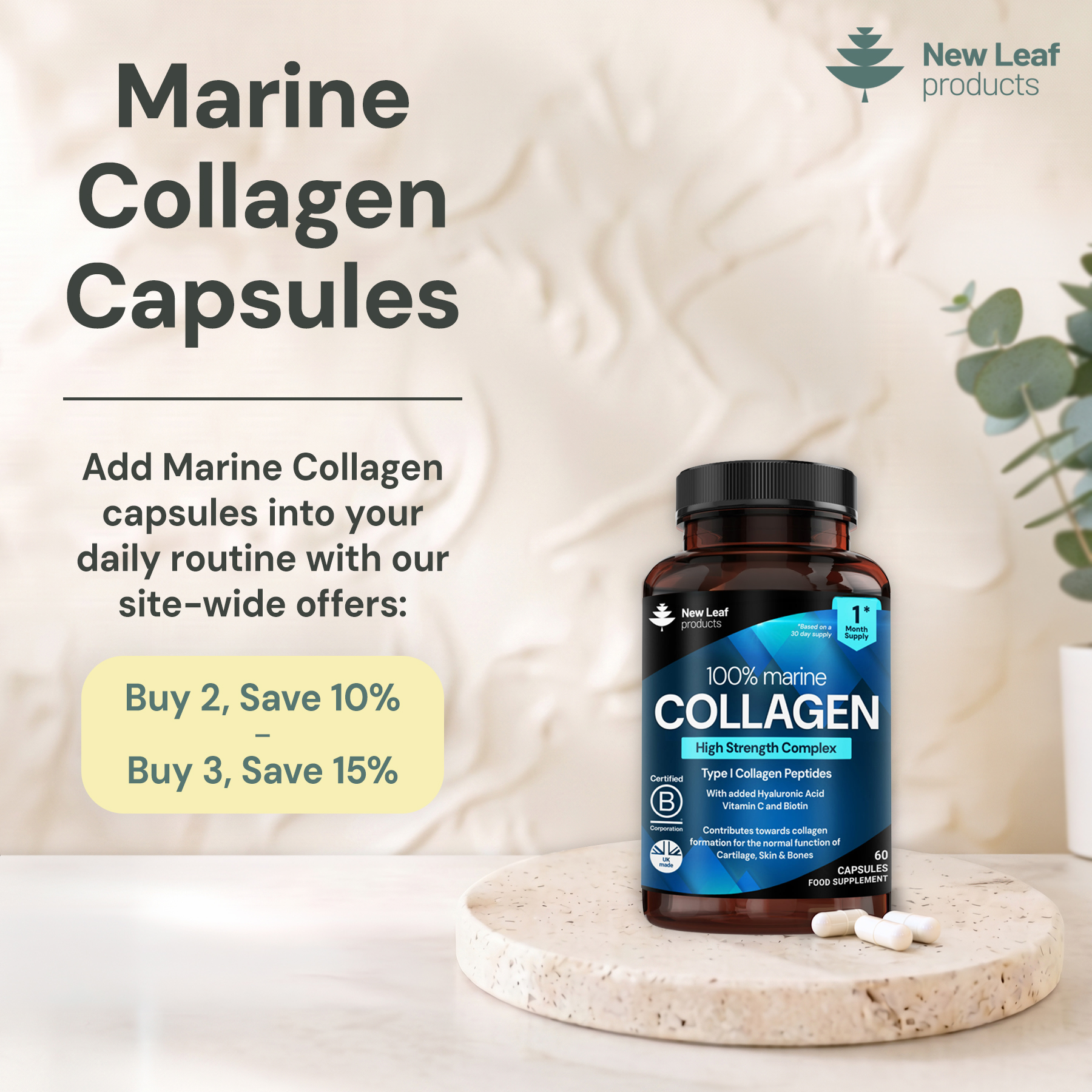 New-Leaf-Products.com Facebook ad