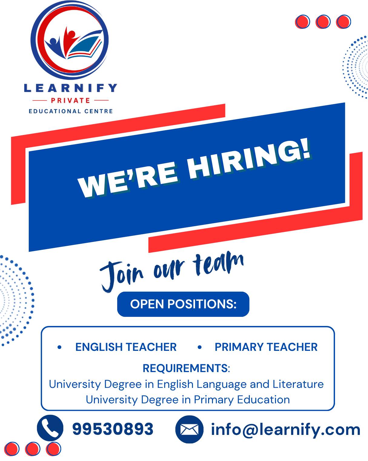 Learnify - Private Educational Centre Facebook ad