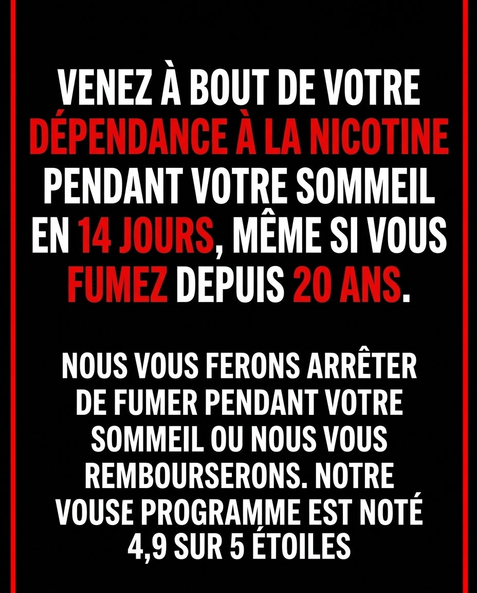Hypnozio: power of hypnotherapy Facebook ad: Arrêter de fumer d'une manière qui semble vraiment facile