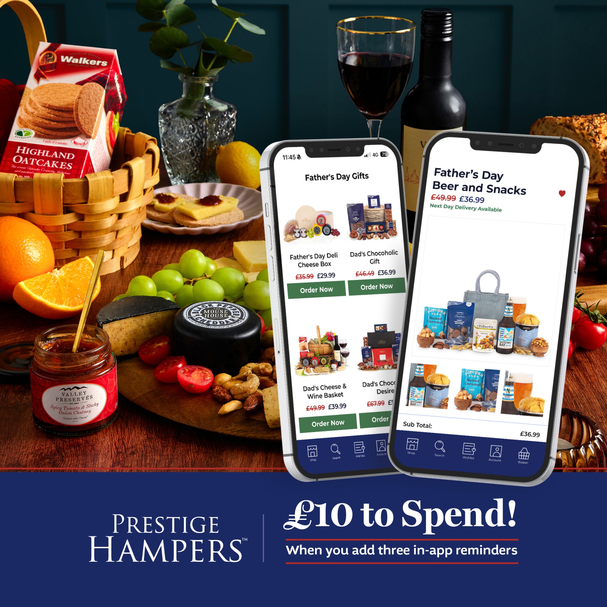 Prestige Hampers Facebook ad