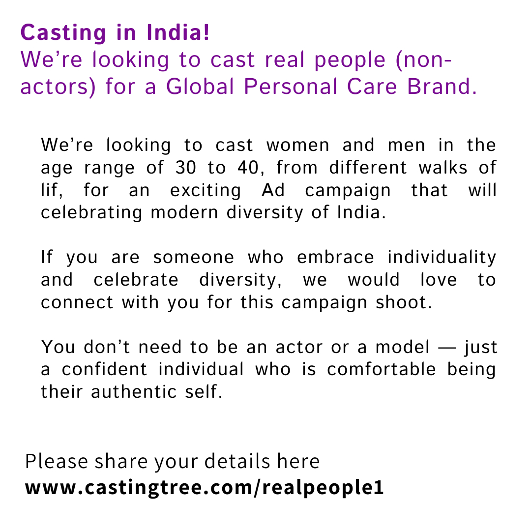 Castingtree Facebook ad: Castingtree is a global casting network working with…