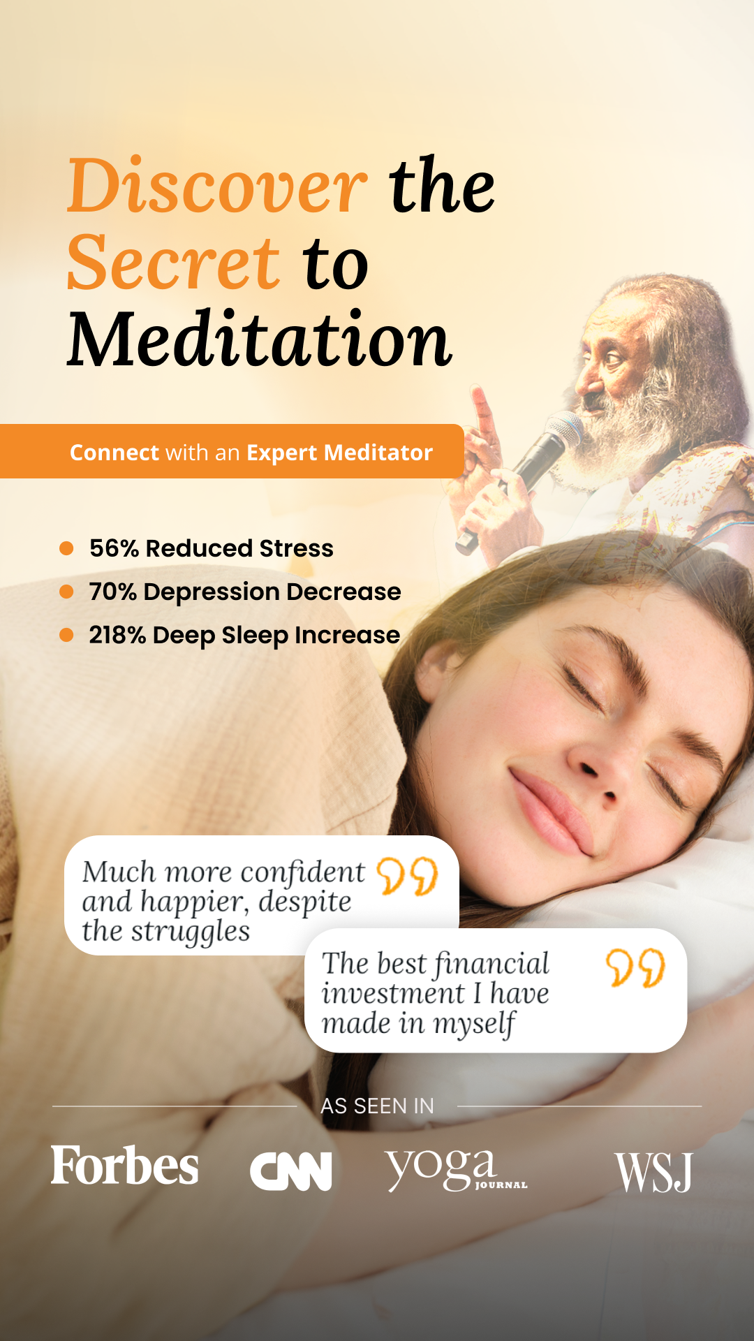 The Art of Living Facebook ad