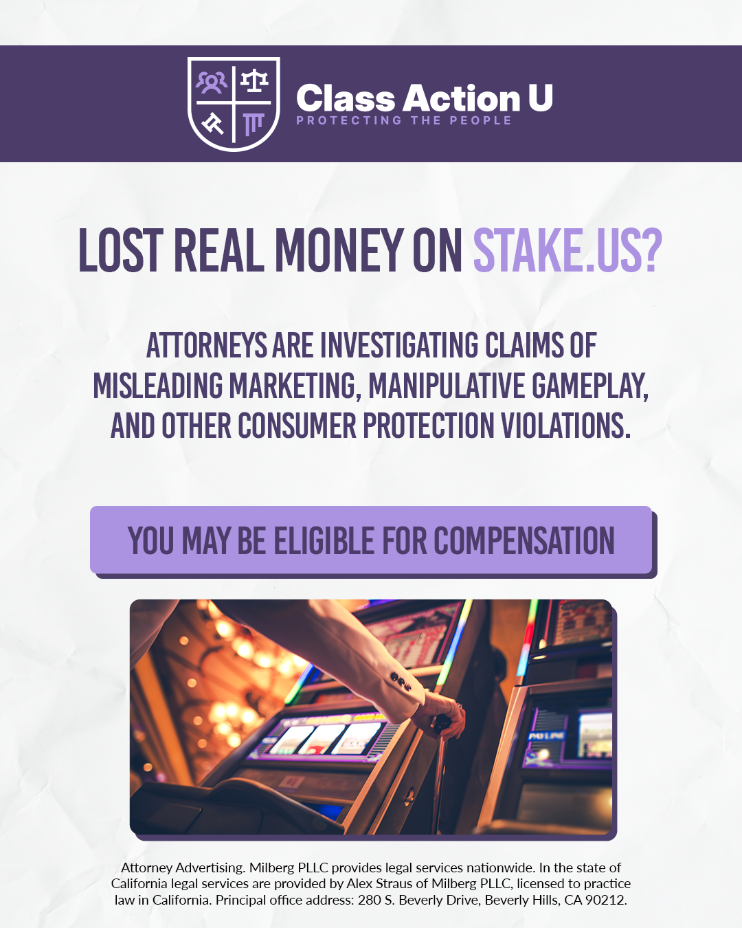 Class Action U Facebook ad