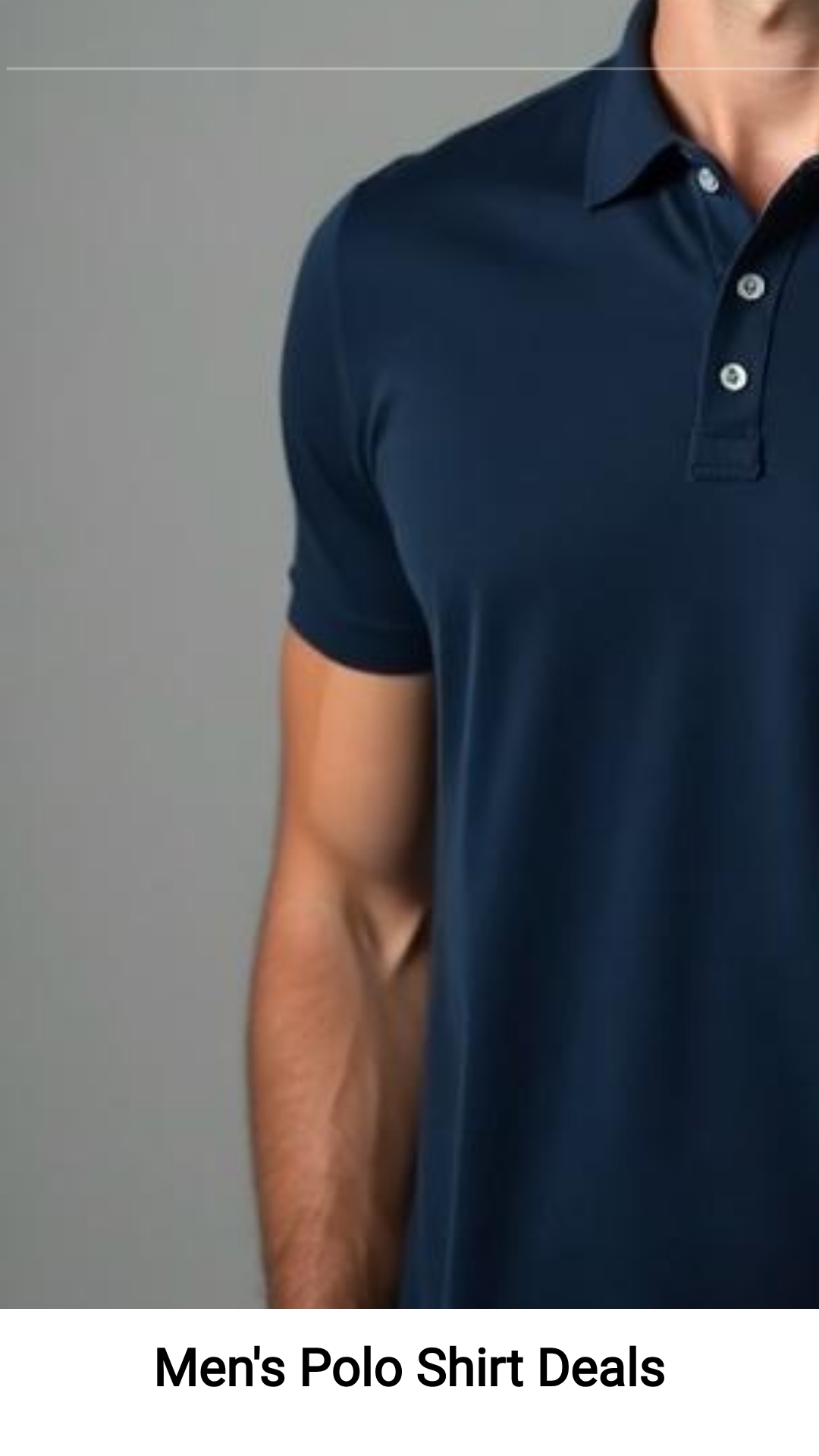 SwiftResults Surge Facebook ad: Men's Polo Shirt Deals