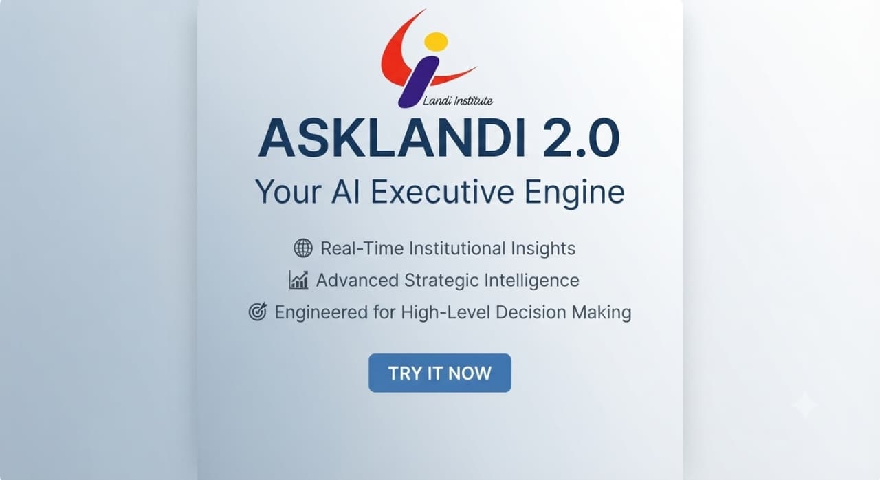 Landi Institute Facebook ad: ASK LANDI INSTITUTE ANYTHING.