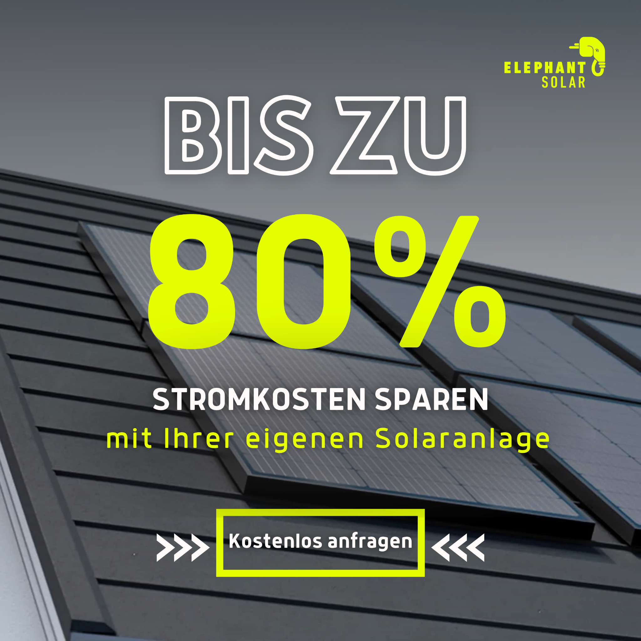Elephant Solar GmbH Facebook ad: Jetzt unverbindliches Angebot sichern!