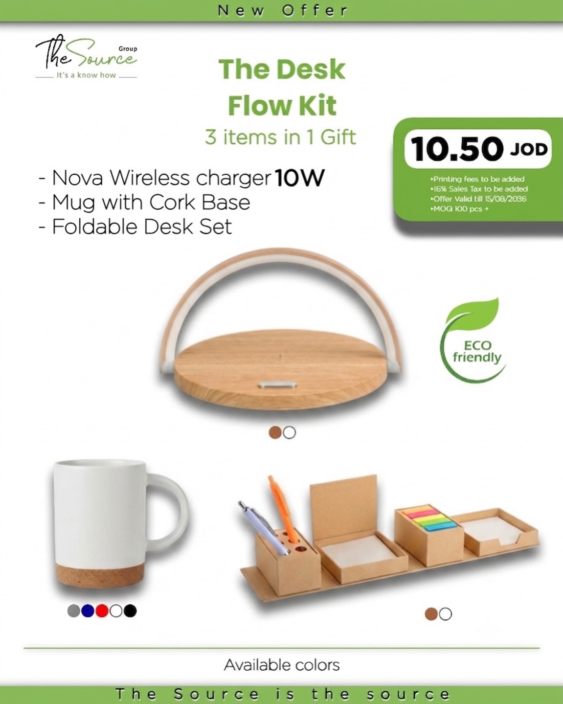 The Source For Corporate Gifts Facebook ad: The modern workspace deserves modern solutions.