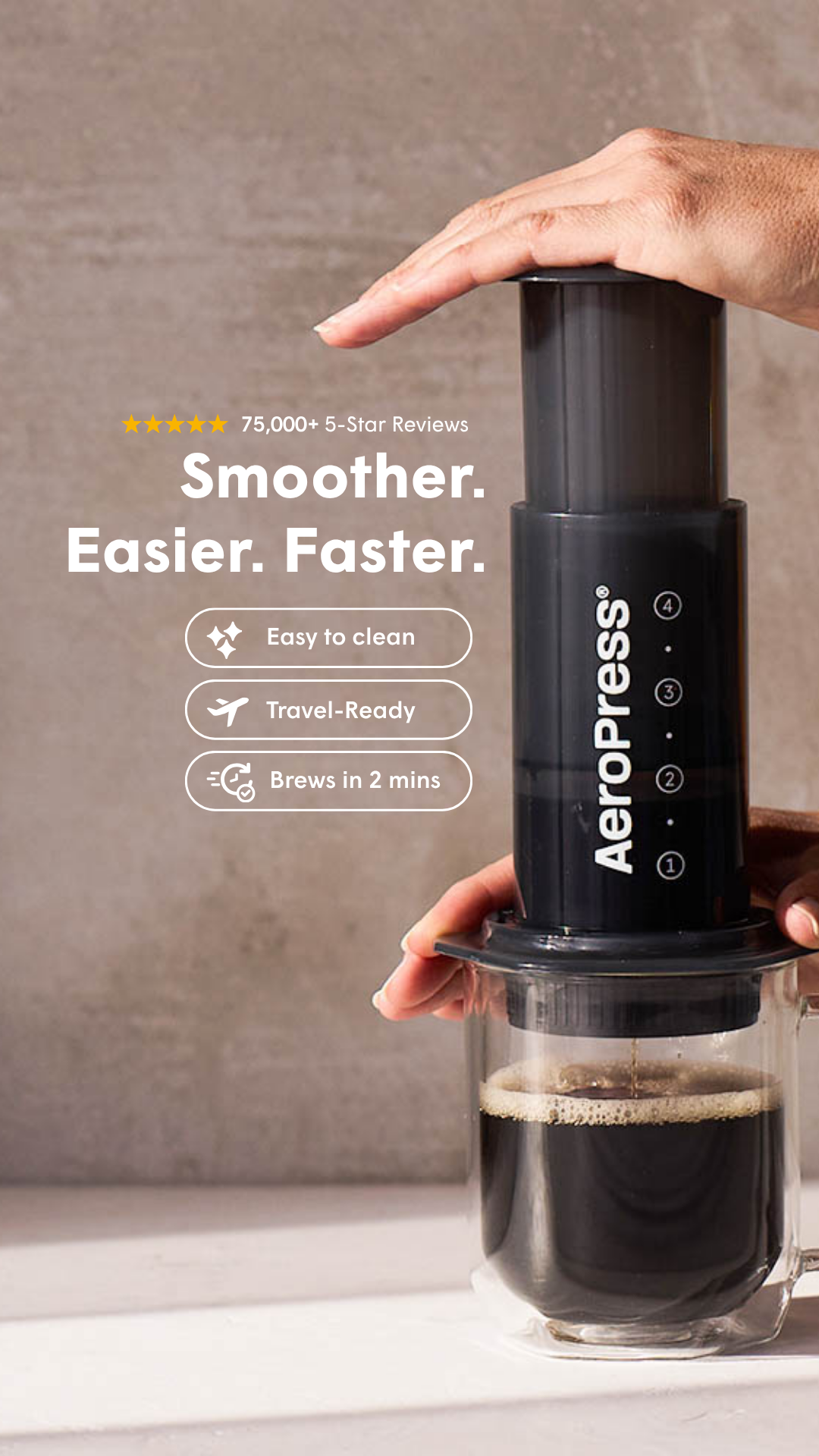 AeroPress Facebook ad