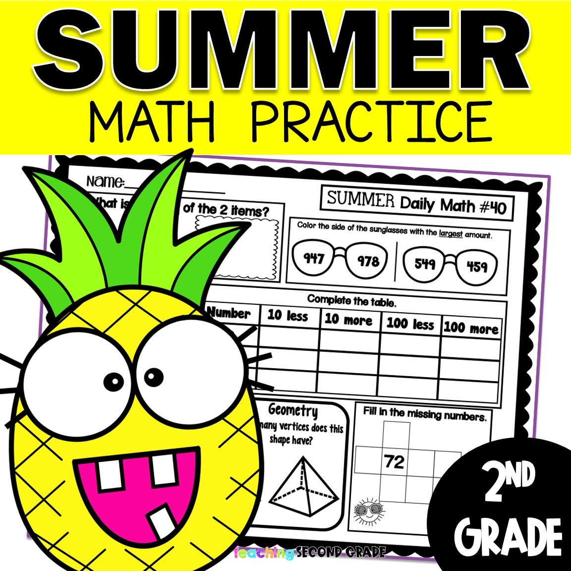 Teaching Second Grade Facebook ad