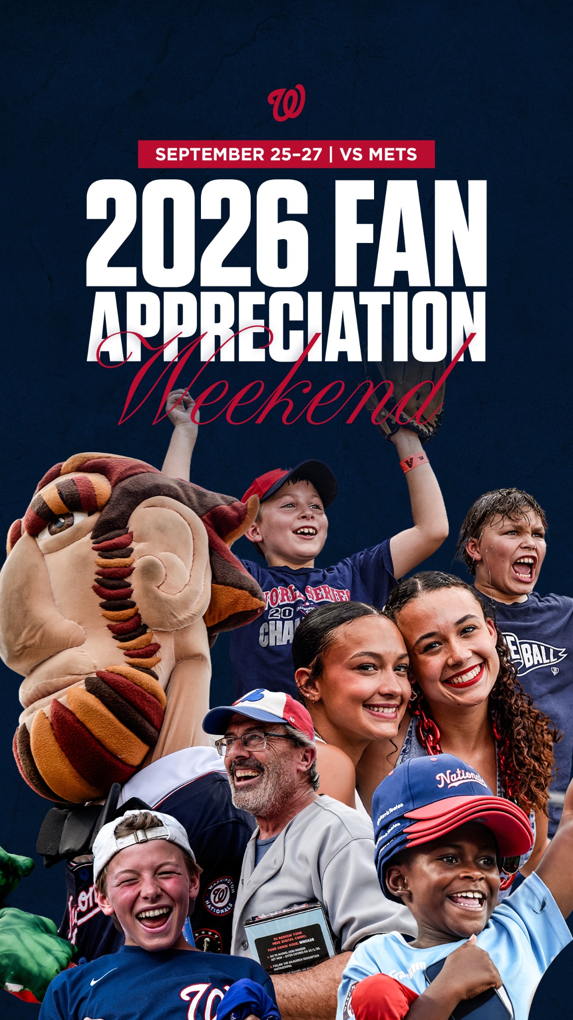 Washington Nationals Facebook ad: We celebrate YOU!