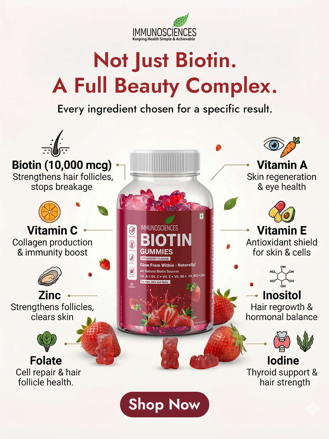 Immunosciences E- Store Facebook ad