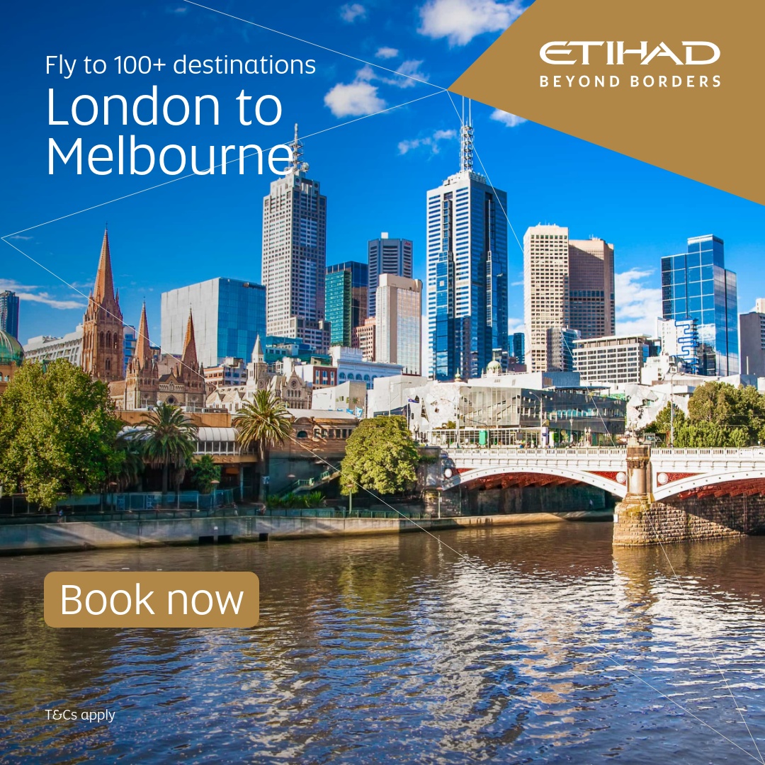 Etihad Airways Facebook ad