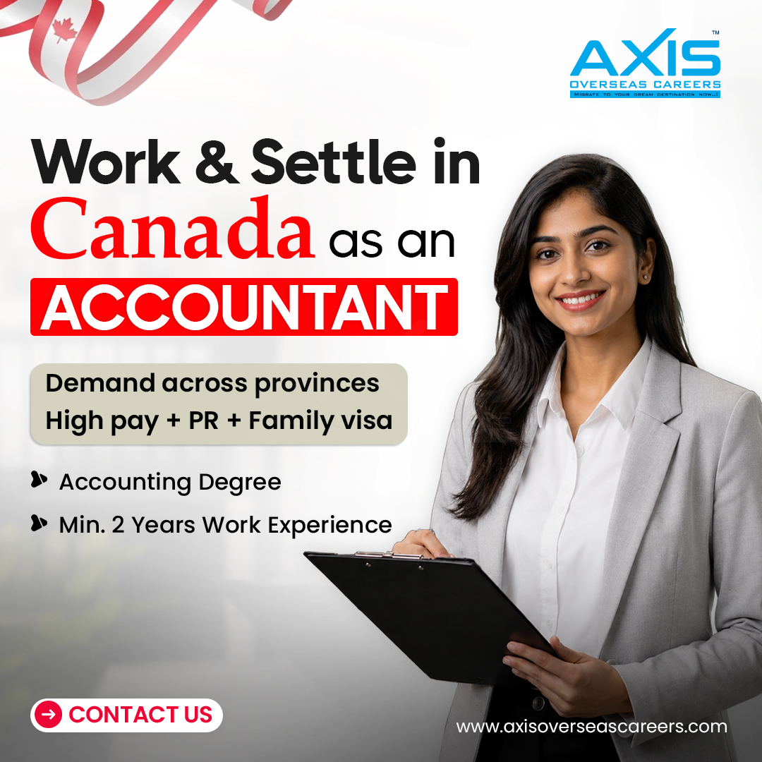 Axis Overseas Careers Facebook ad: Accountants Wanted in Canada