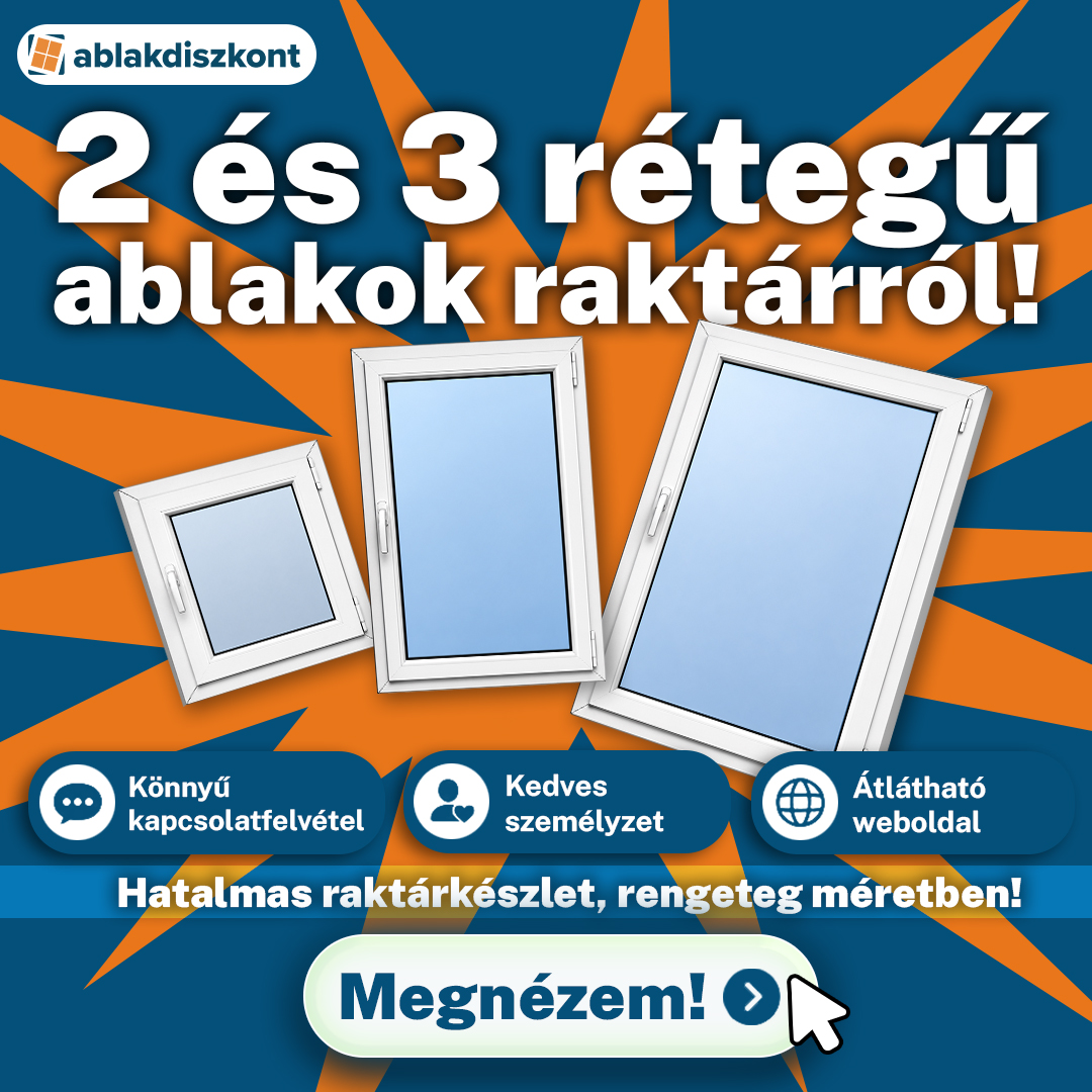Ablakdiszkont Budaörs Facebook ad from Jun 15, 2026