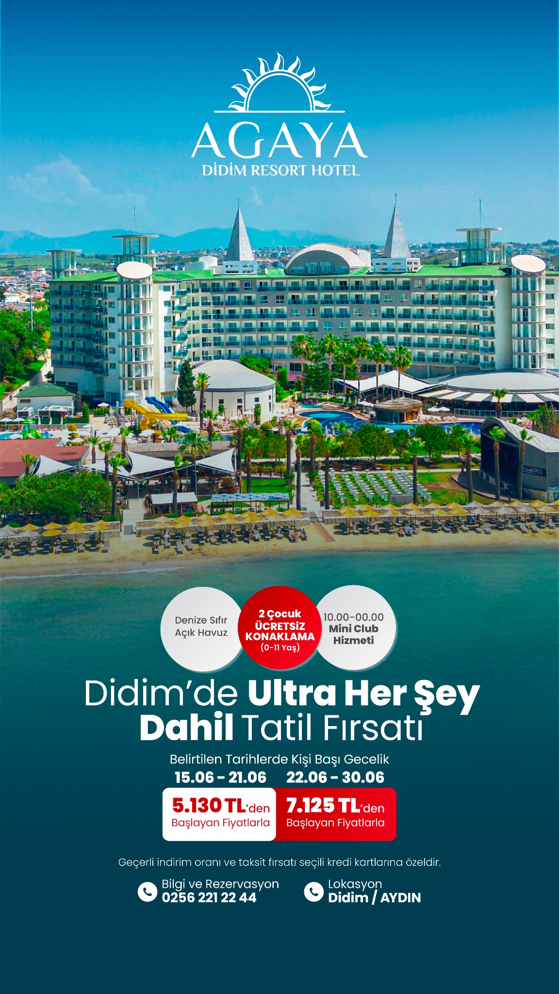Agaya Didim Resort Facebook ad from Jun 3, 2026