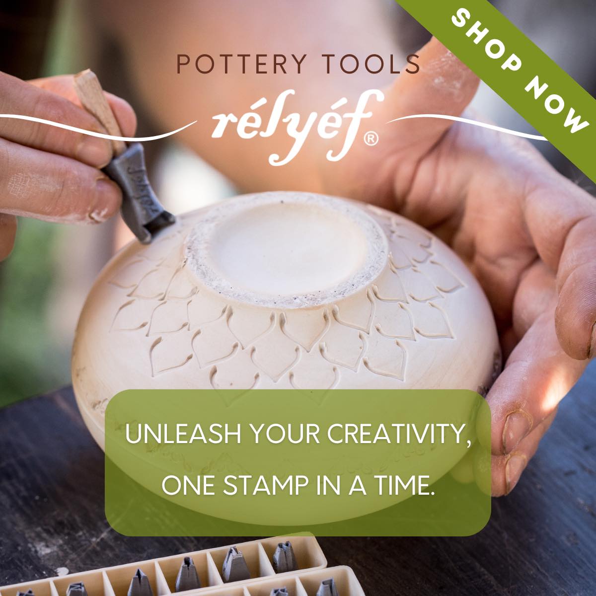 Rélyéf Facebook ad: Get Your Stamps Today!