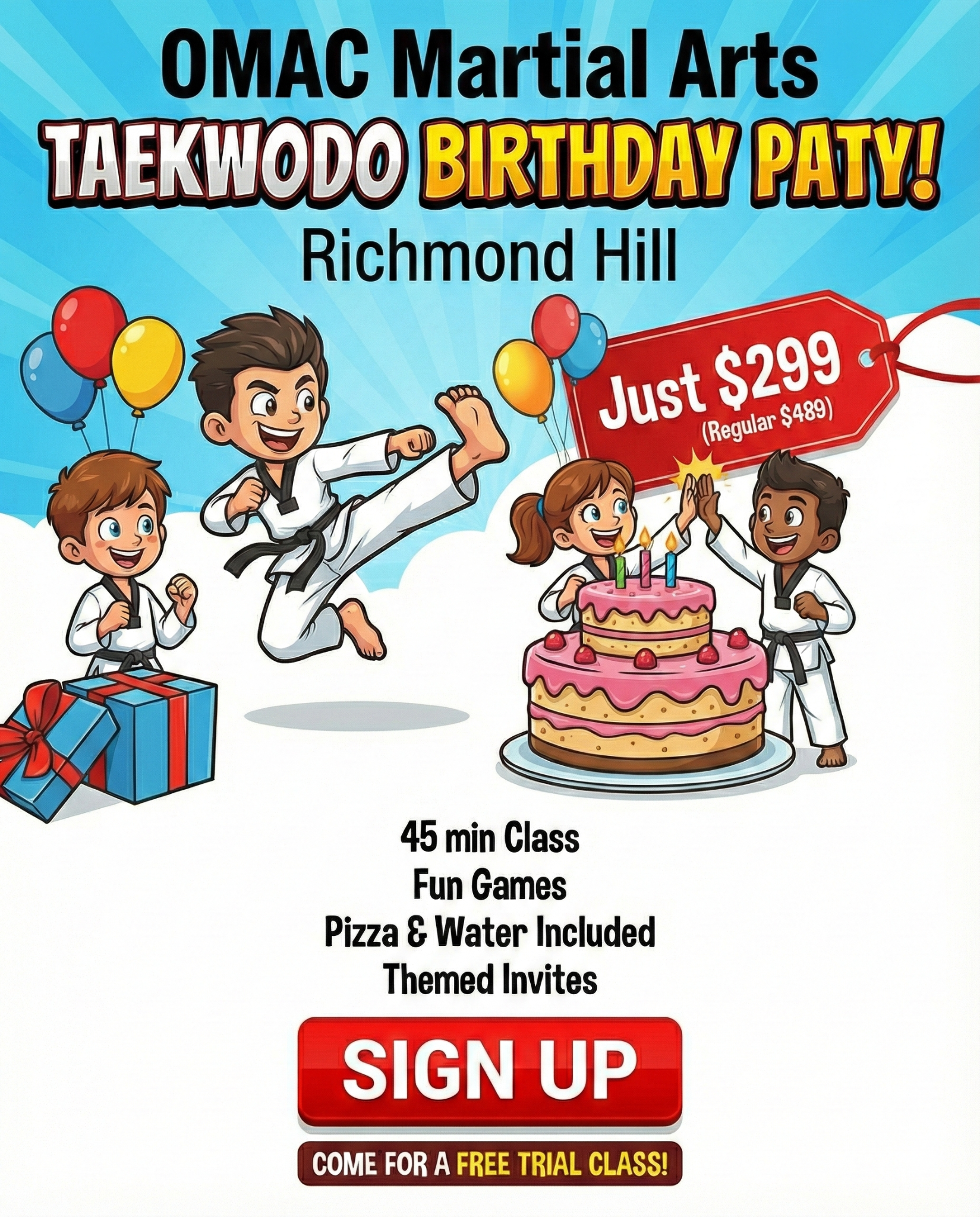 OMAC Richmond Hill Facebook ad