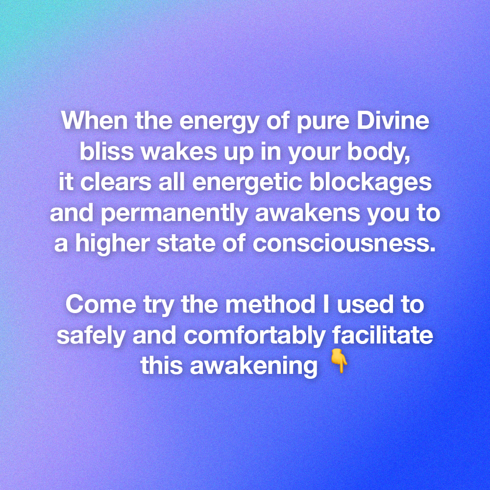 The Ascension Field Facebook ad: Try it free, Divine energy transmission for healing &…