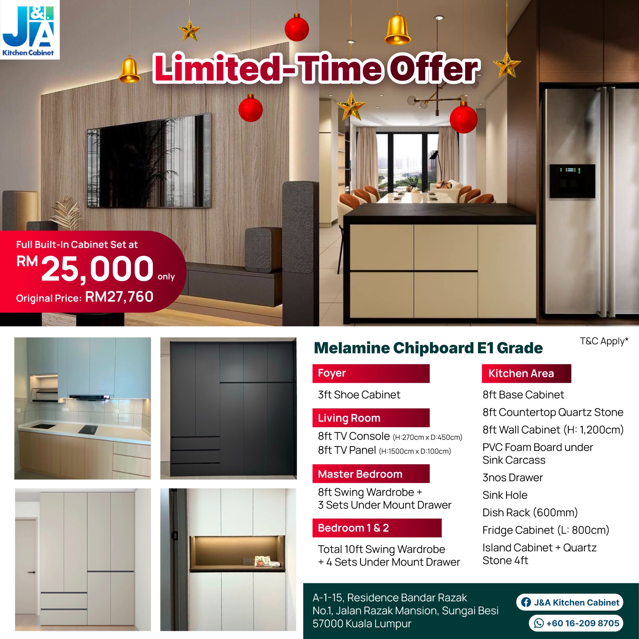 J&A Kitchen Cabinet Facebook ad