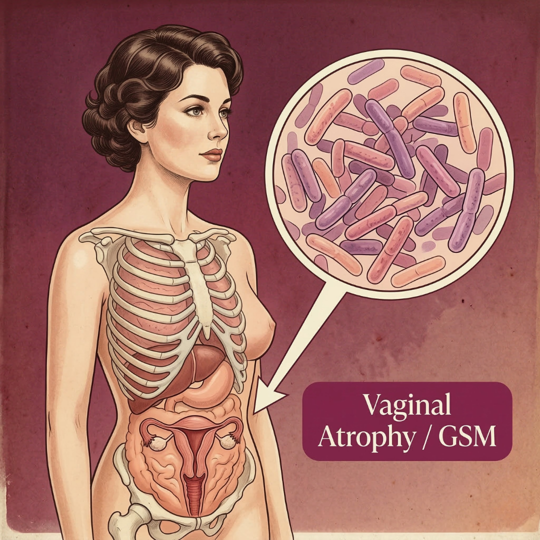 Sarah Mitchell Facebook ad: Sandpaper Dryness? It Could Be Vaginal Dysbiosis