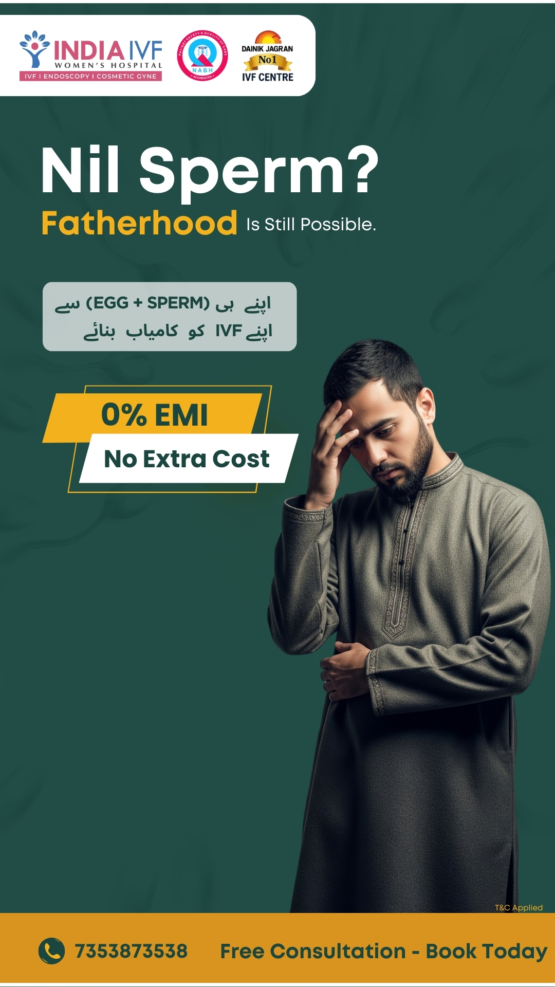 India IVF Clinic Facebook ad