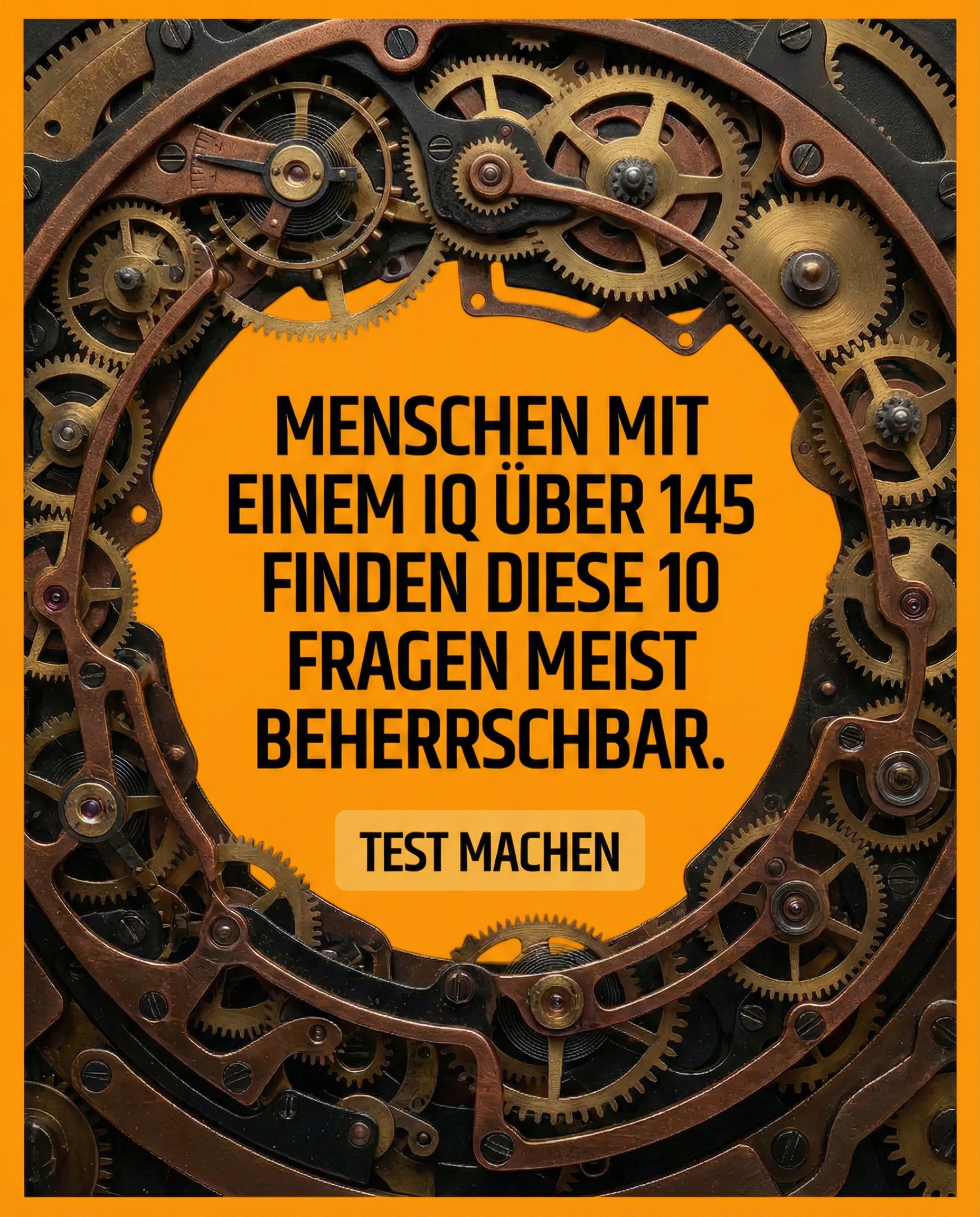 Internationaler IQ-Test Facebook ad: Machen Sie den Test und überprüfen Sie ihn