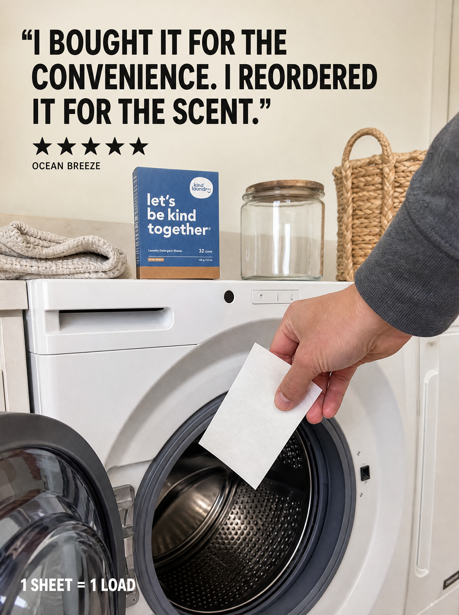 Kind Laundry Facebook ad