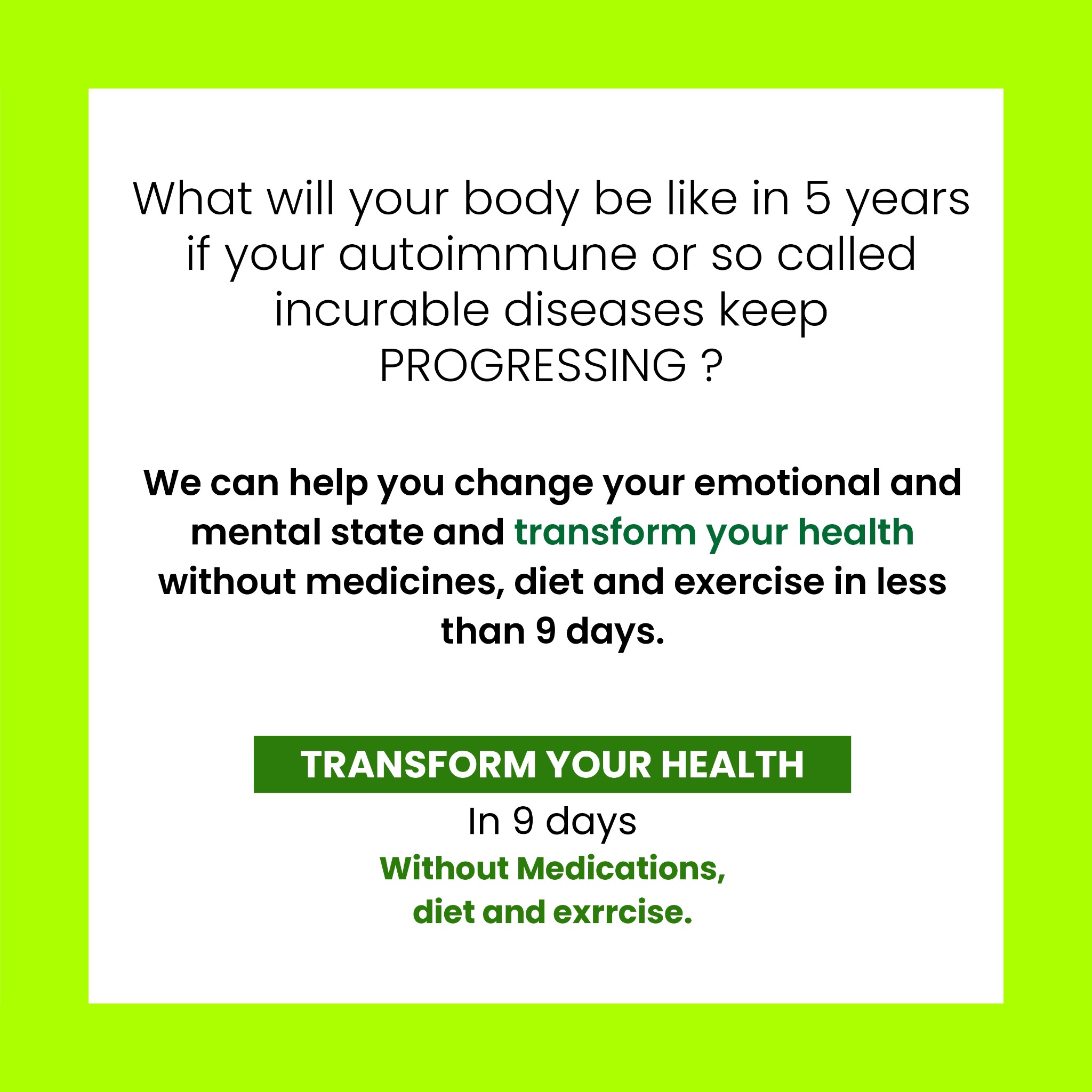 Mindliferewiring Facebook ad: Reverse your Autoimmune disease