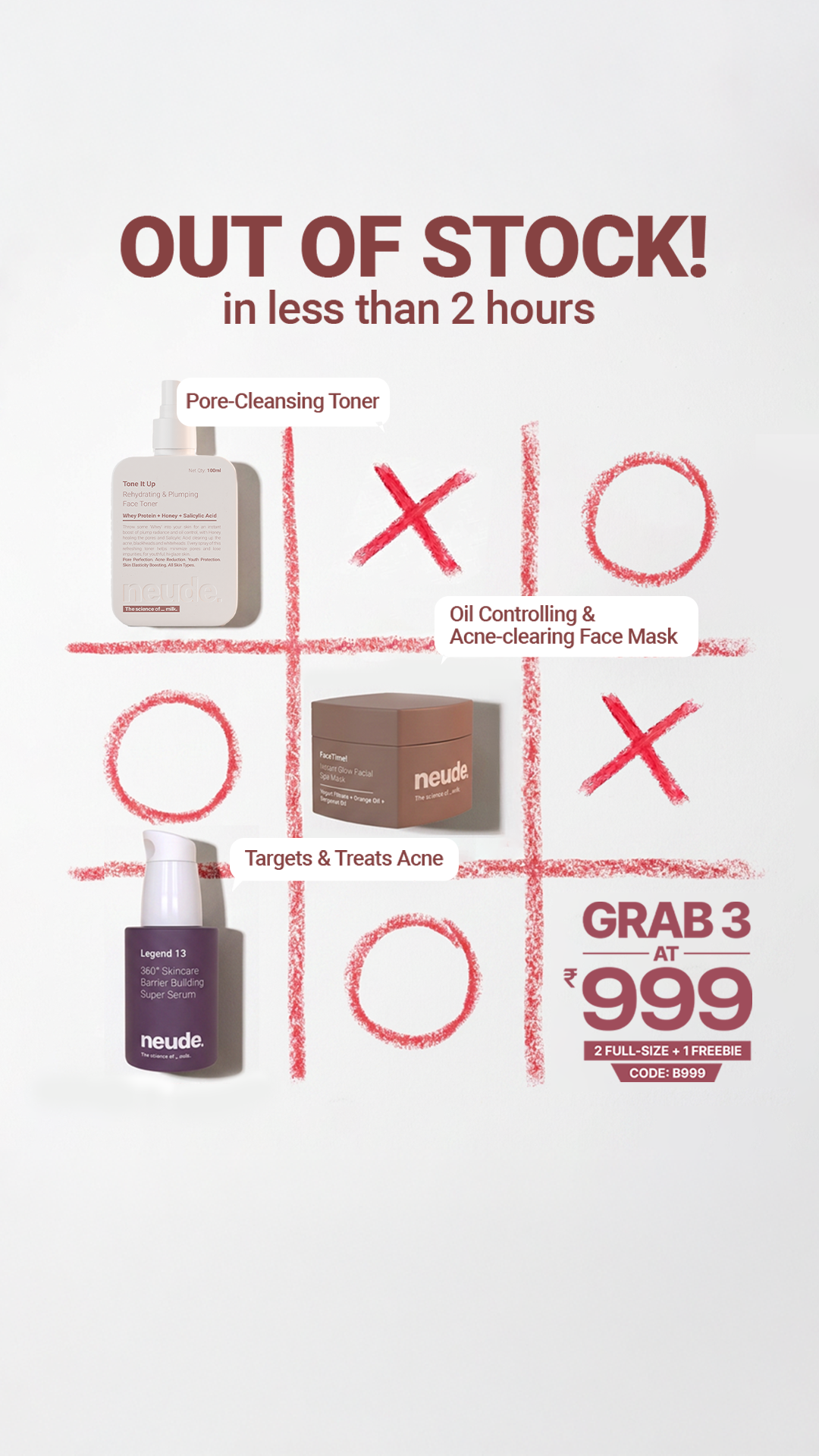 Neude Skin Facebook ad