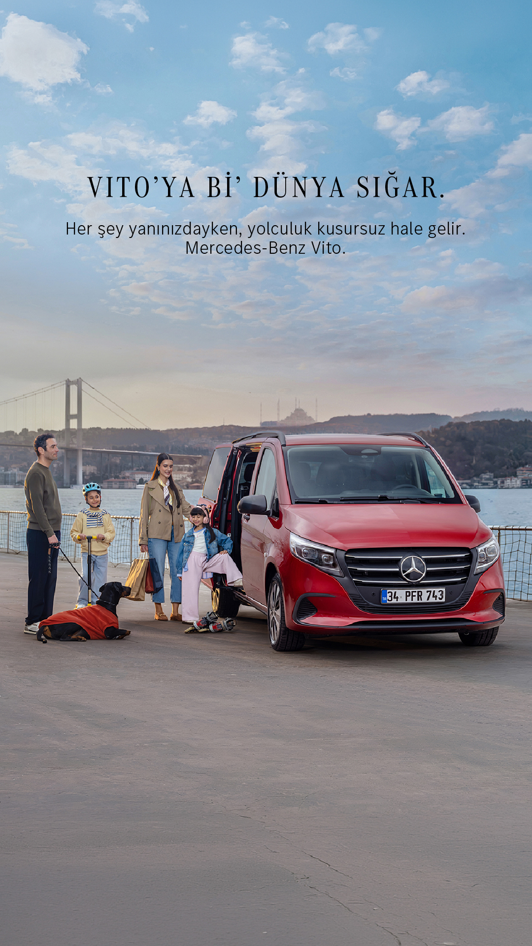 Mercedes-Benz Hafif Ticari Araçlar Facebook ad: Vito'ya bi' dünya sığar.