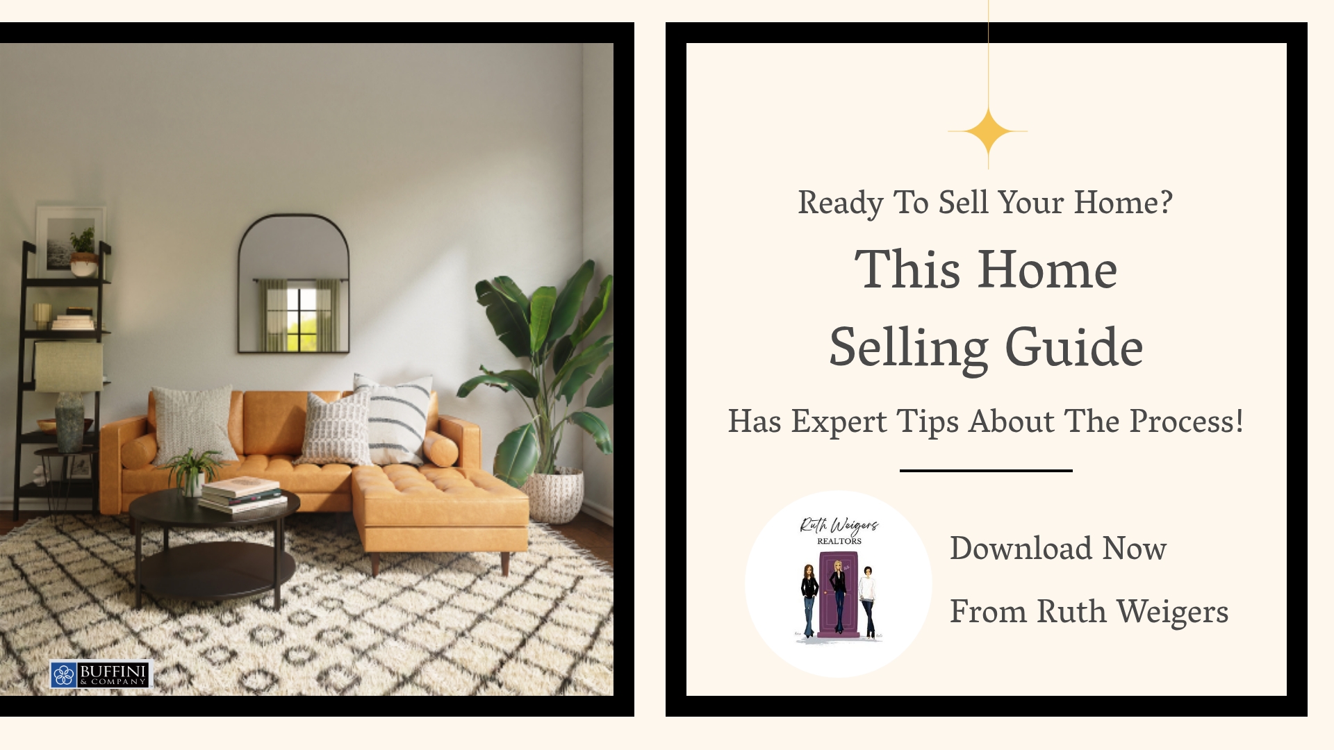 Ruth Weigers Real Estate Team Facebook ad: The Guide to Selling Your Home