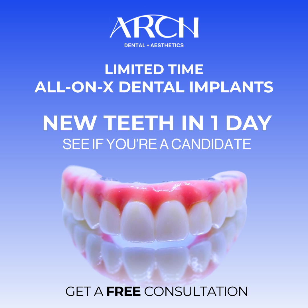 ARCH Dental + Aesthetics Facebook ad: Schedule Your Free Consultation